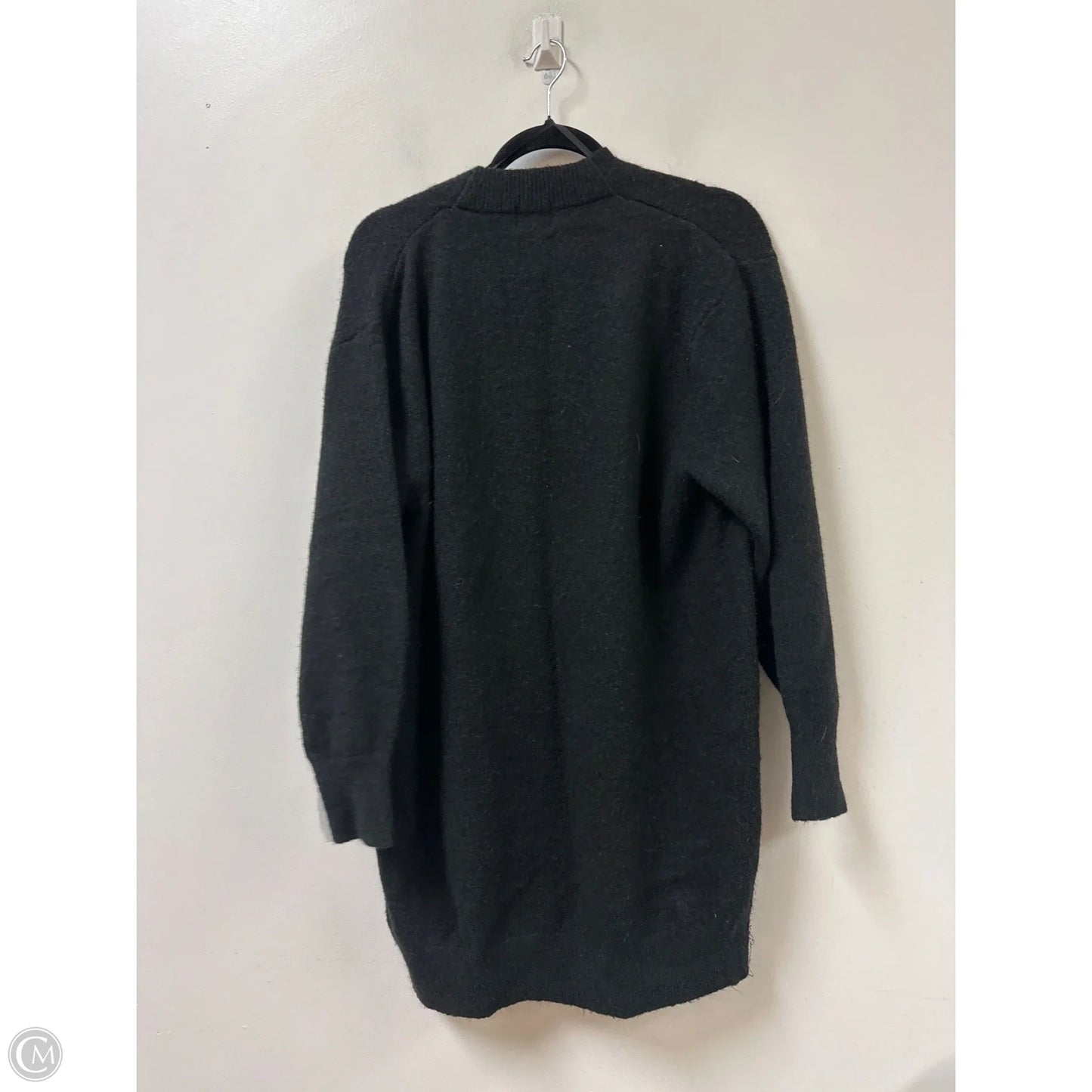 Sweater Cardigan By H&m In Black, Size: S
