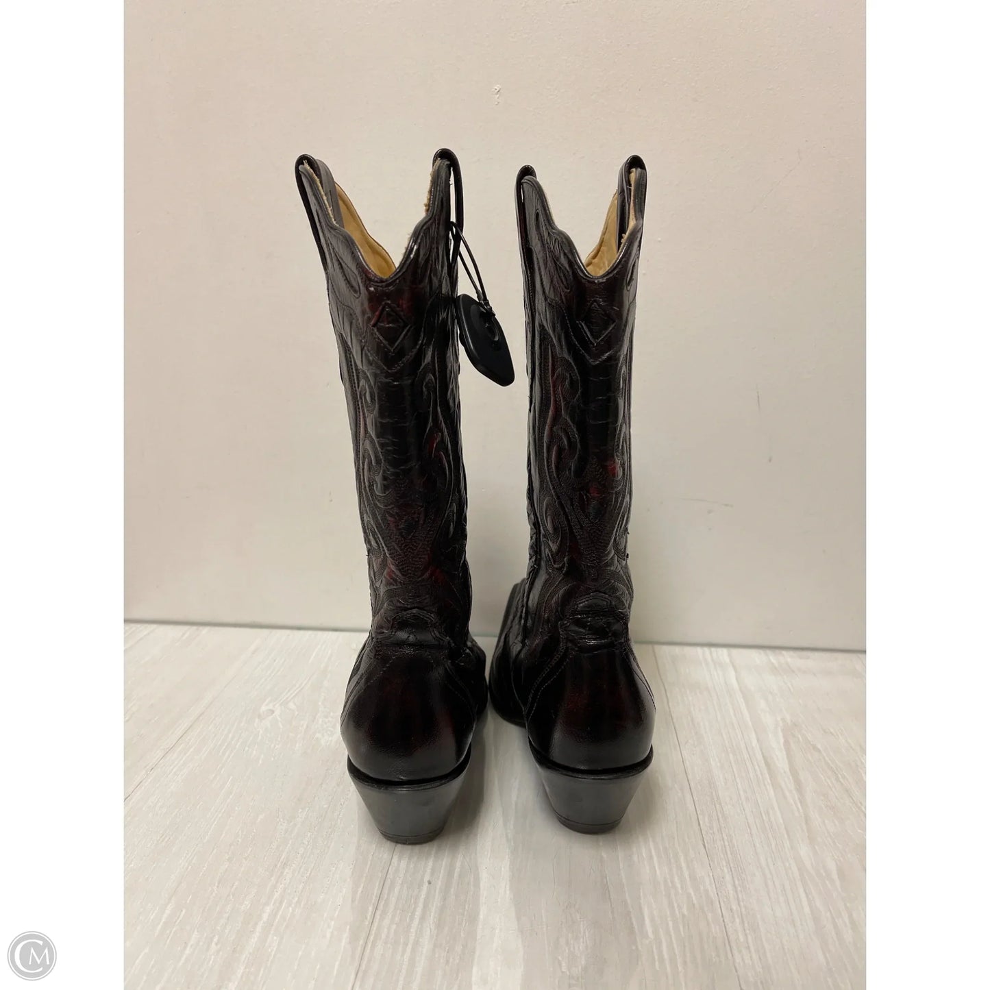 Boots Western By Corral In Black & Red, Size: 9.5