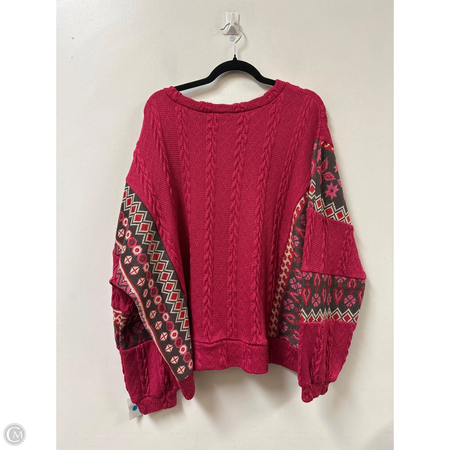 Sweater By Clothes Mentor In Pink, Size: L