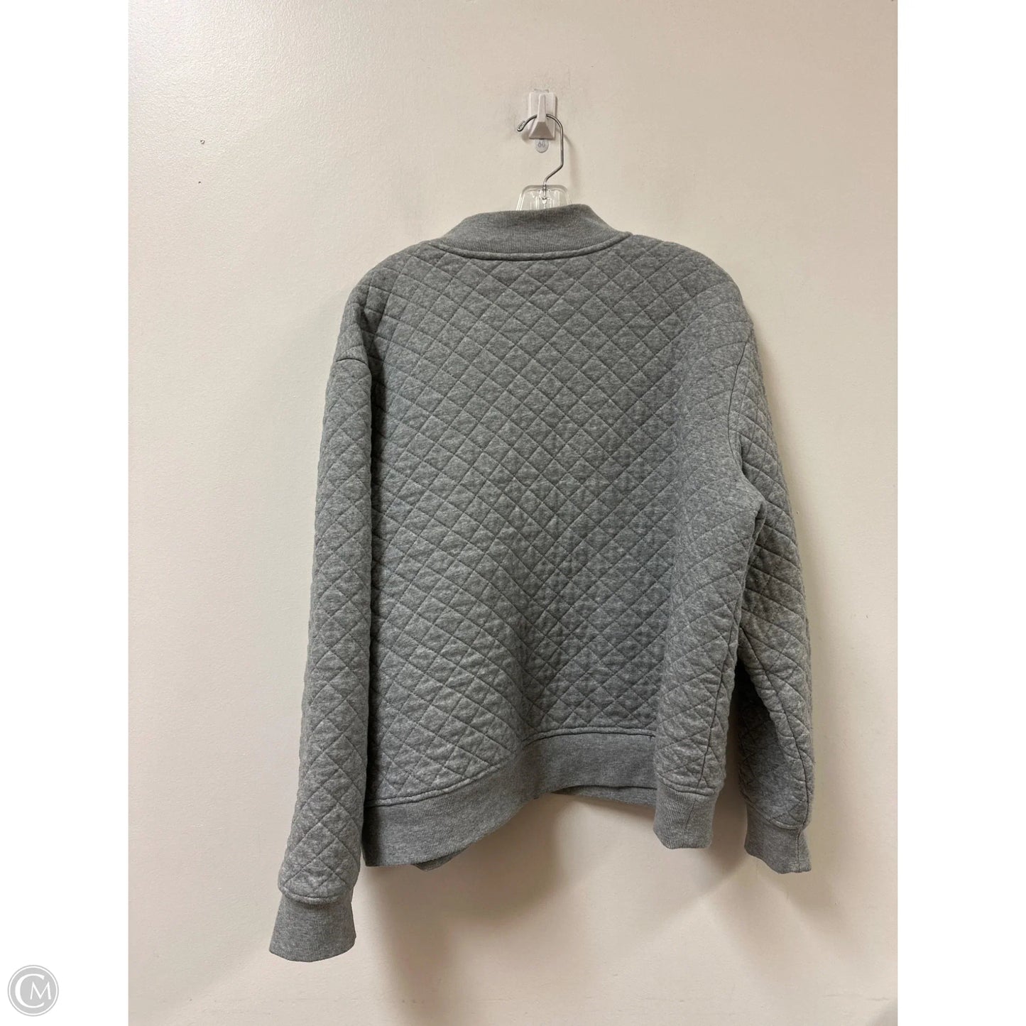 Jacket Puffer & Quilted By Athletic Works In Grey, Size: 3x