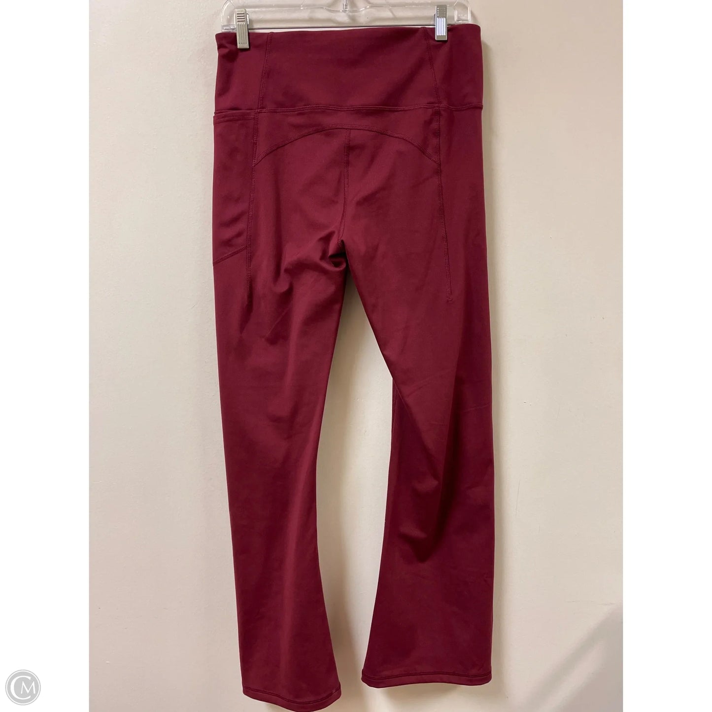 Athletic Leggings By Avia In Red, Size: M