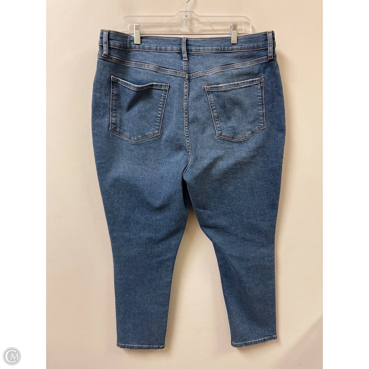 Jeans Skinny By Ana In Blue Denim, Size: 18