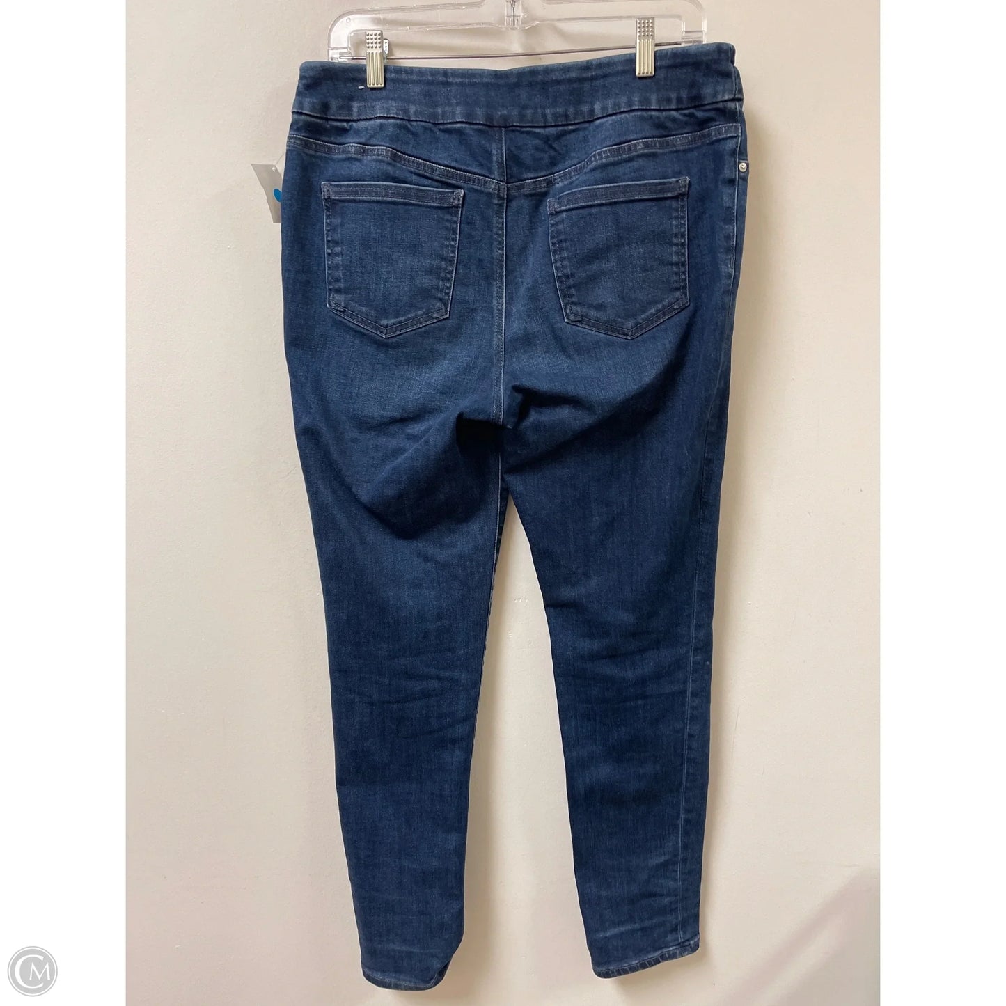 Pants Leggings By Chicos In Blue Denim, Size: 8