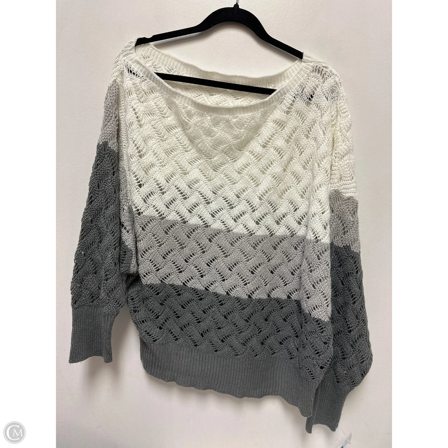 Sweater By Shein In Grey, Size: 3x