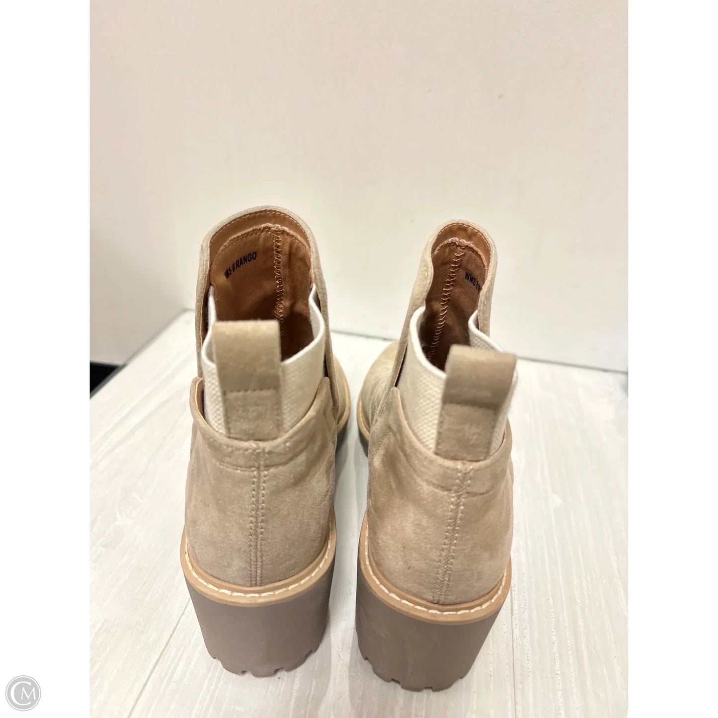 Boots Ankle Heels By Dolce Vita In Taupe, Size: 8