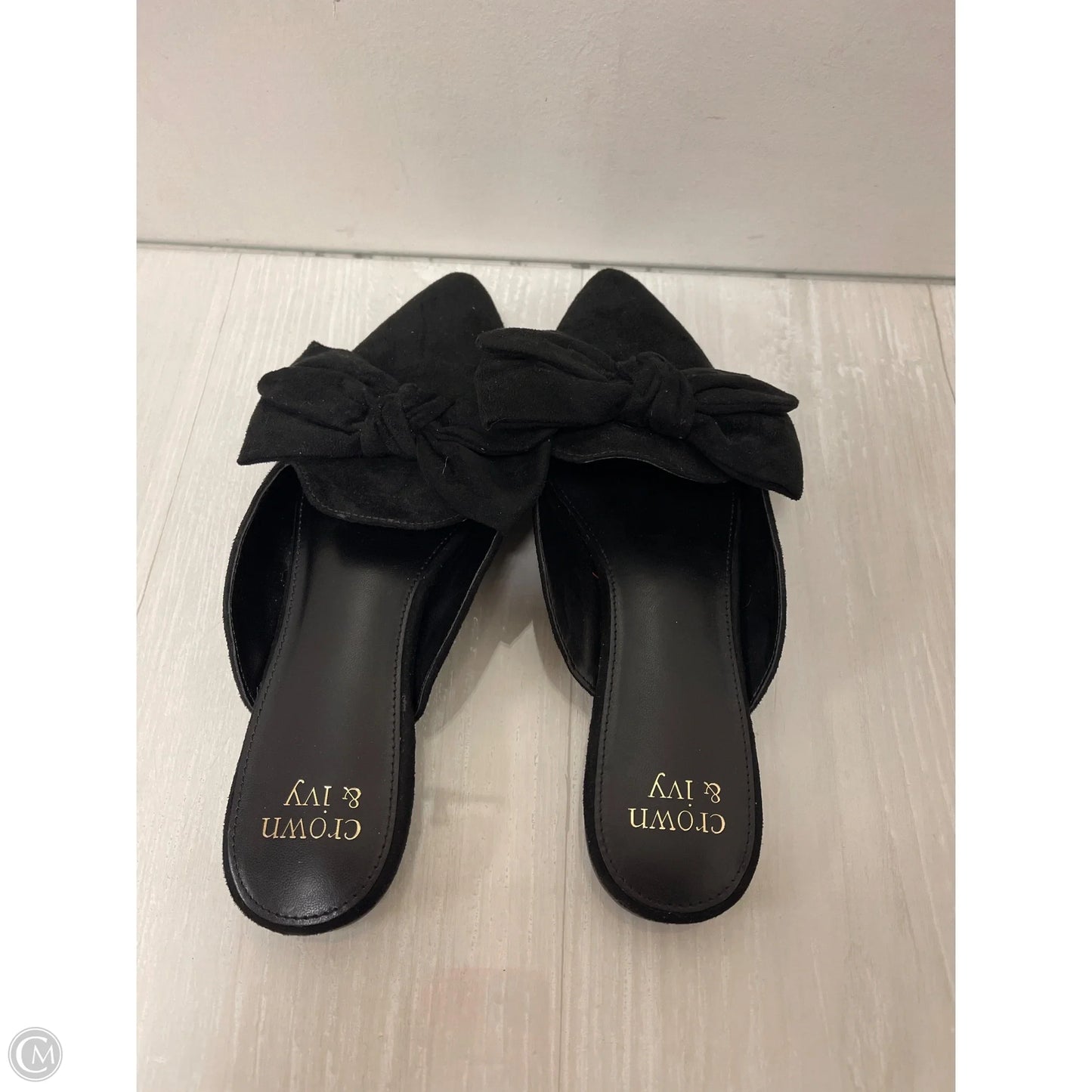 Shoes Flats By Crown And Ivy In Black, Size: 8.5