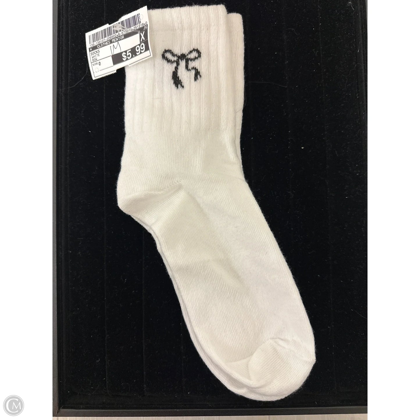 Socks By Clothes Mentor In White, Size: 0
