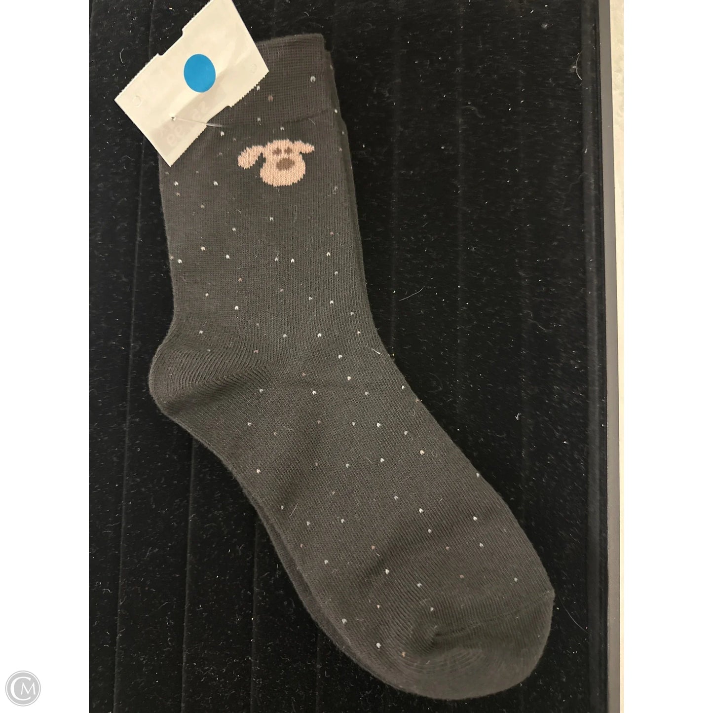 Socks By Clothes Mentor In Black, Size: 0