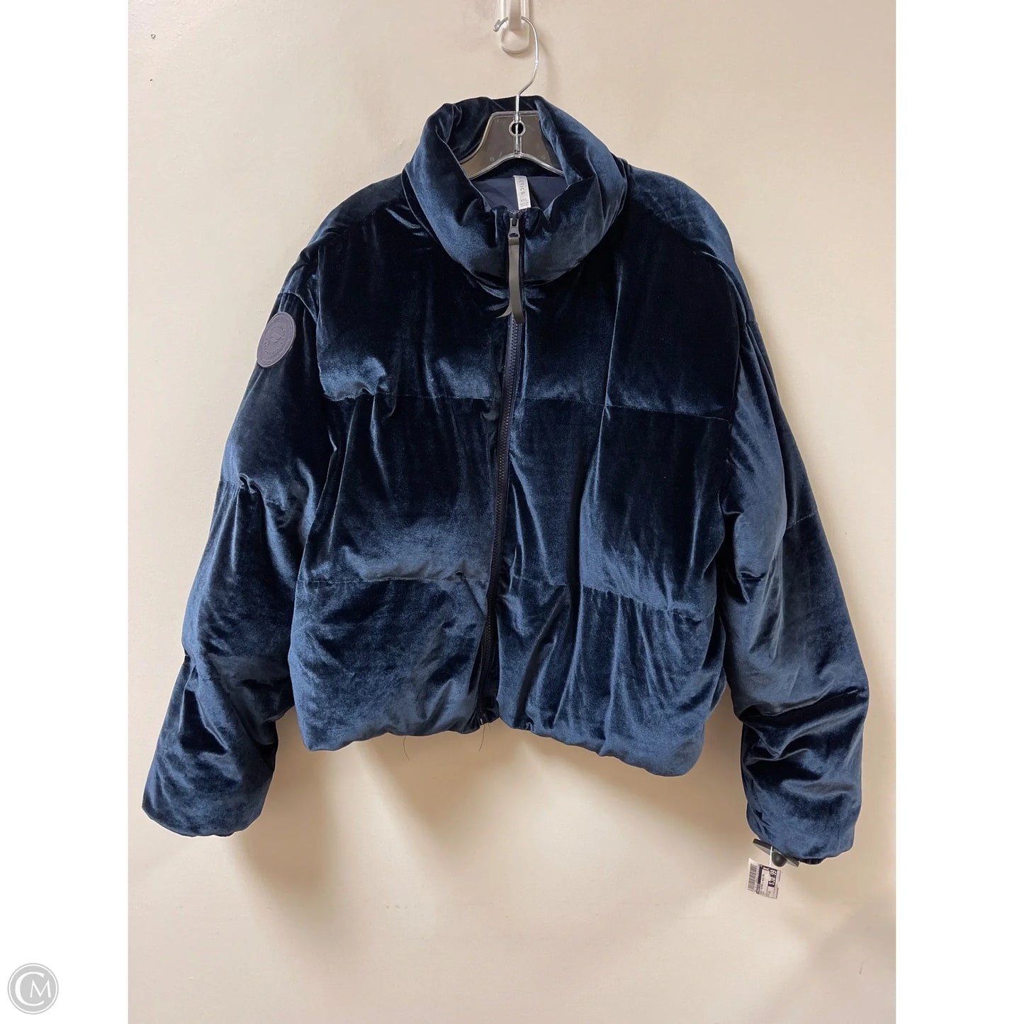 Coat Puffer & Quilted By Fabletics In Navy, Size: 1x