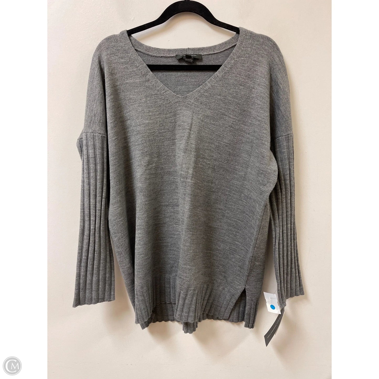 Tunic Long Sleeve By French Connection In Grey, Size: S