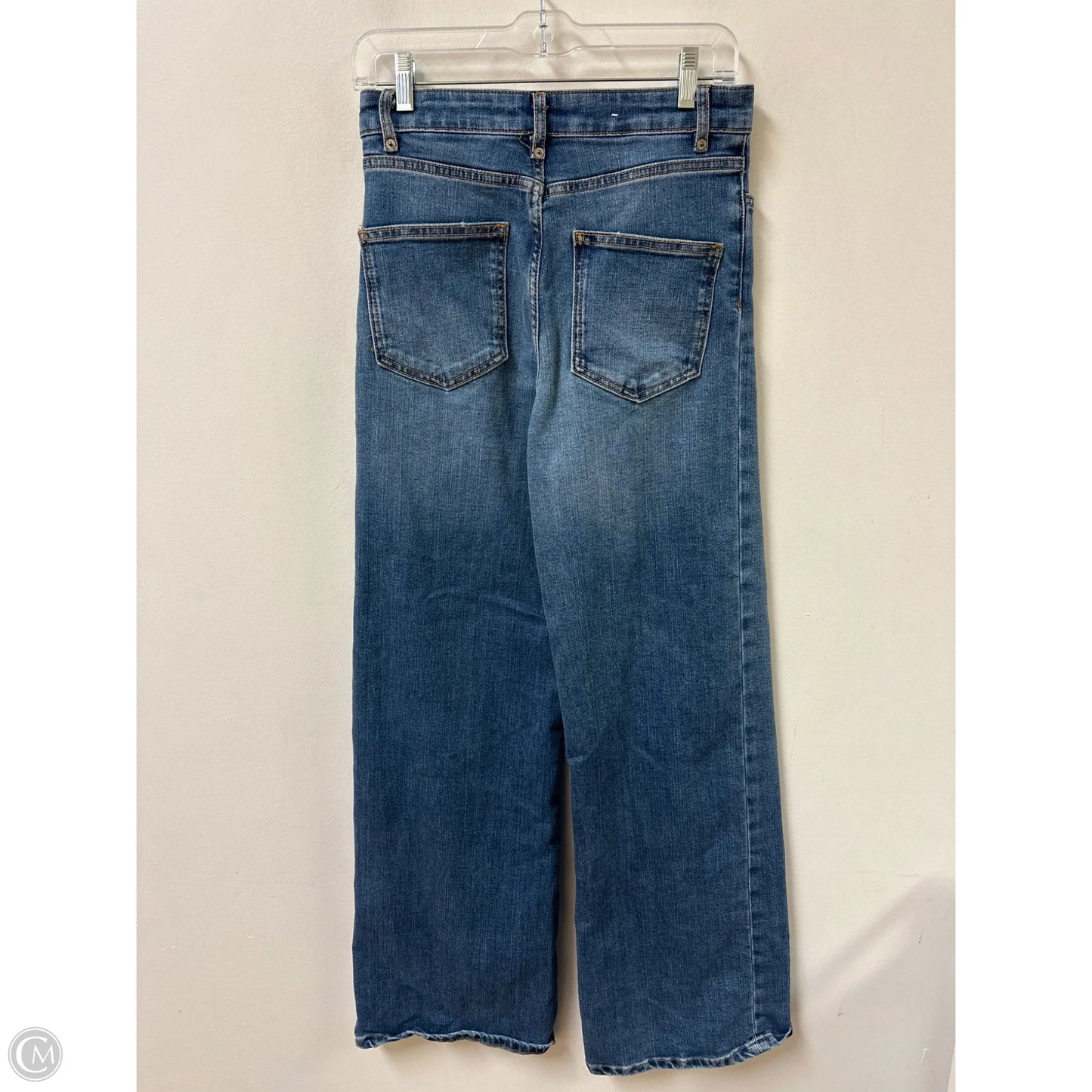 Jeans Flared By Zara In Blue Denim, Size: 2