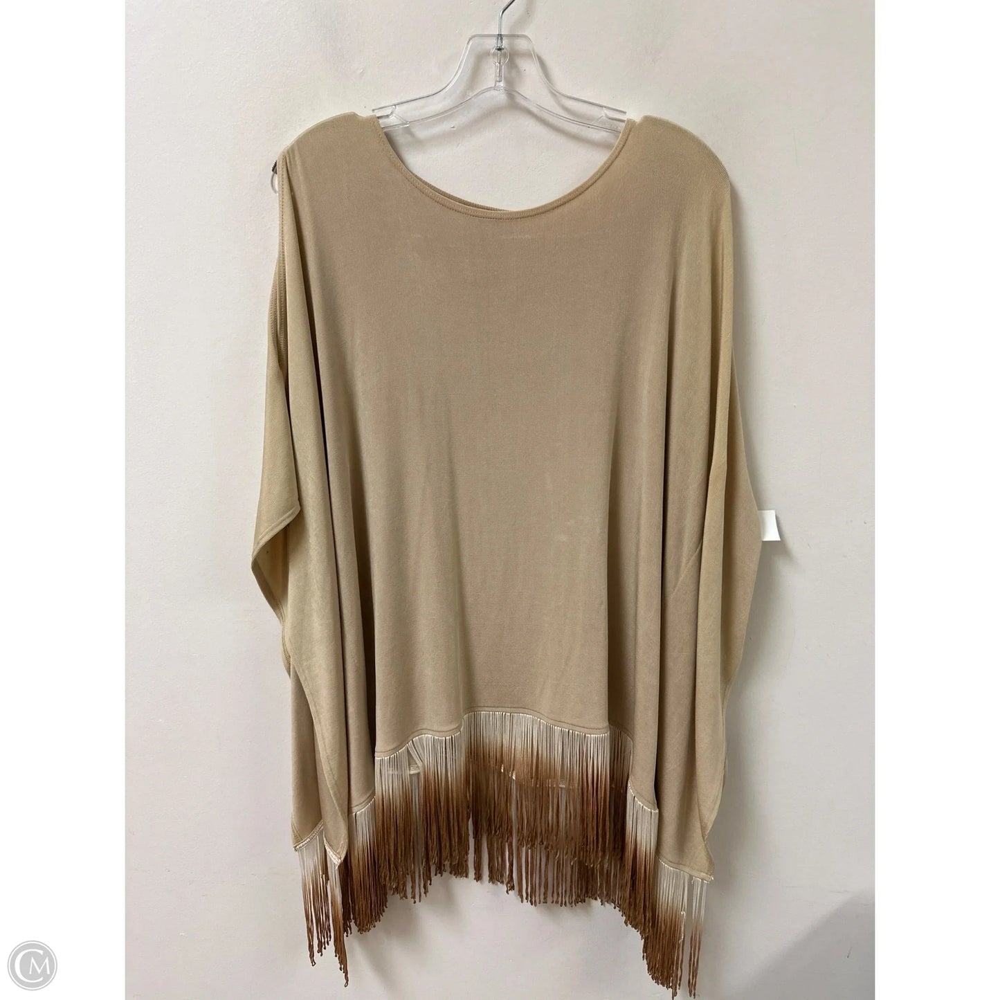 Tunic Long Sleeve By Chicos In Gold, Size: M