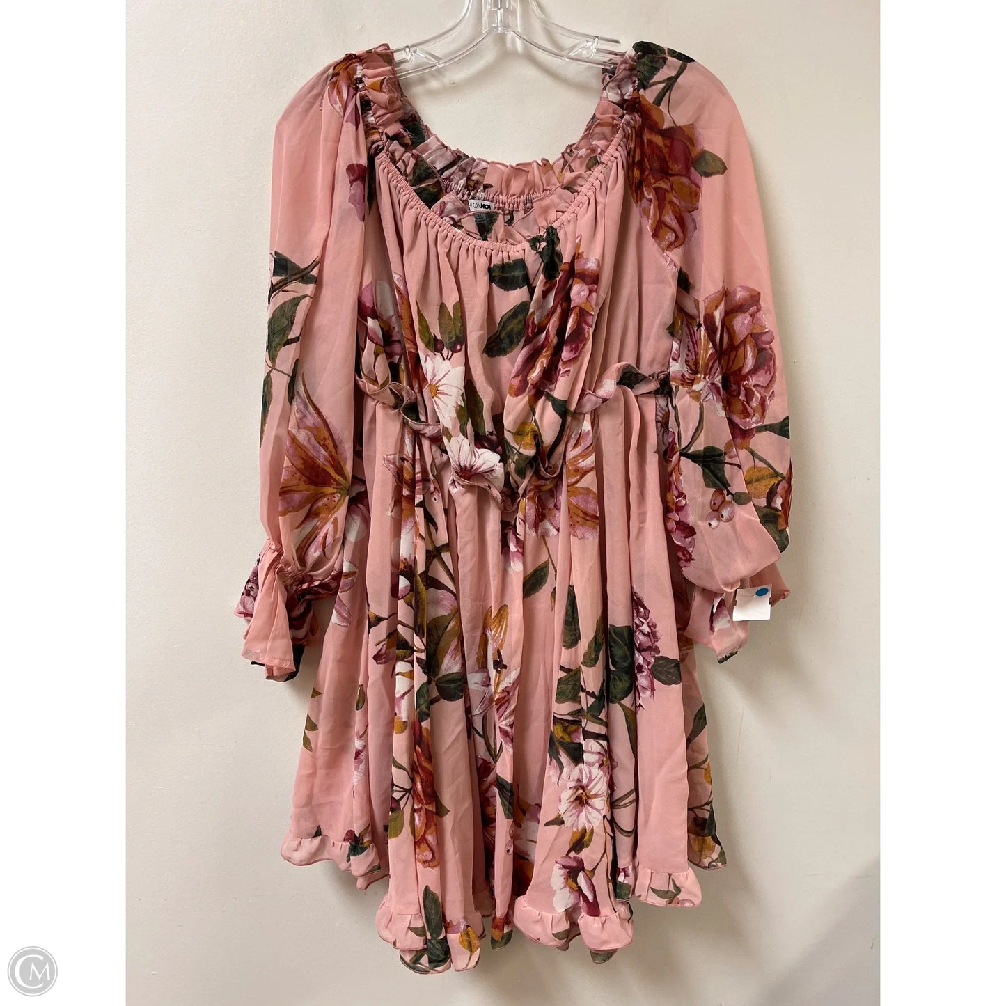 Dress Casual Short By Fashion Nova In Pink, Size: 1x