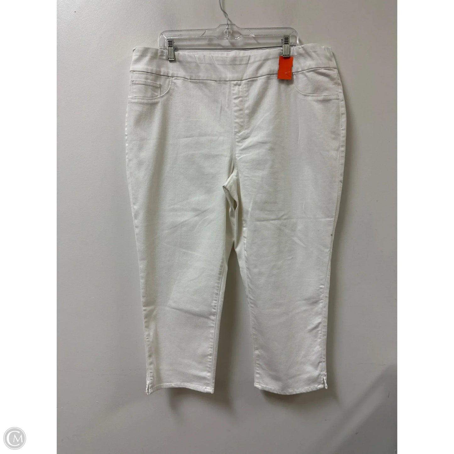 Pants Leggings By Chicos In White, Size: 20
