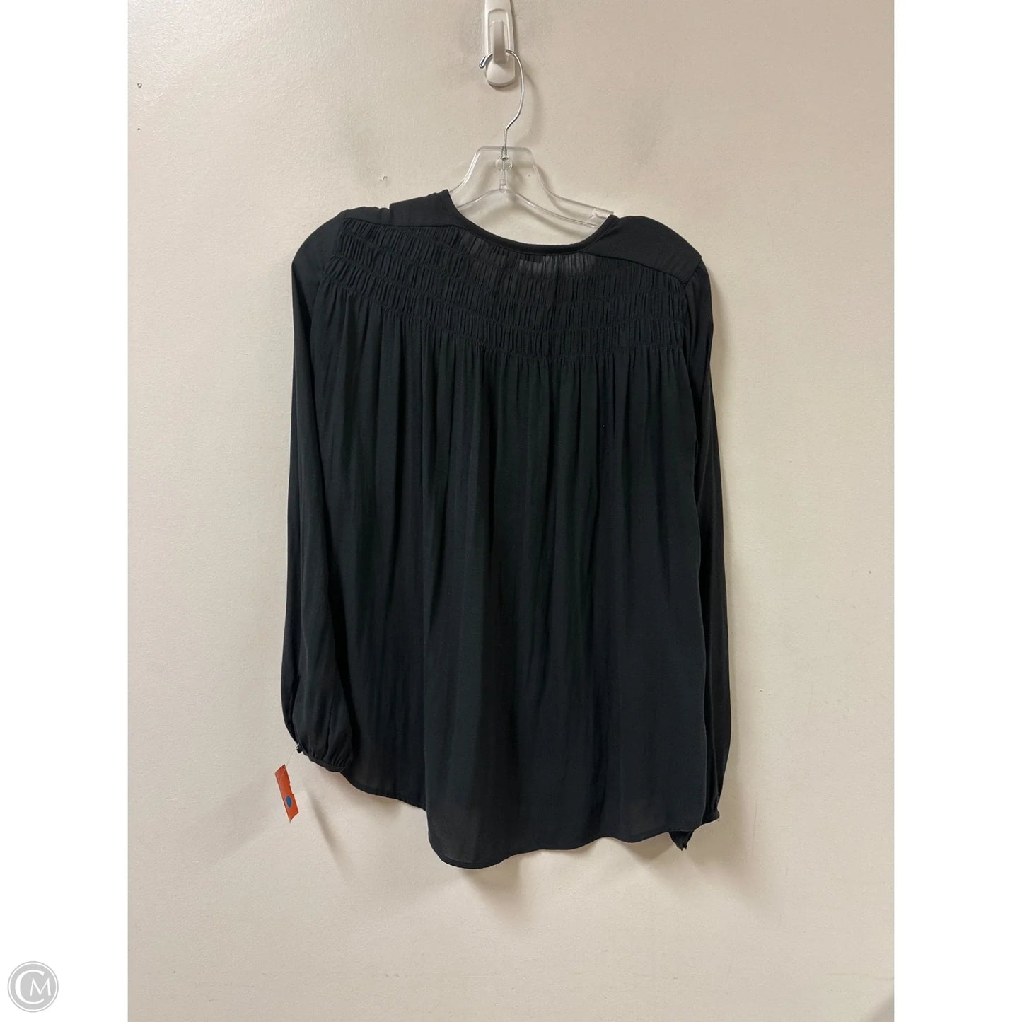 Top Long Sleeve By Ro & De In Black, Size: Xs