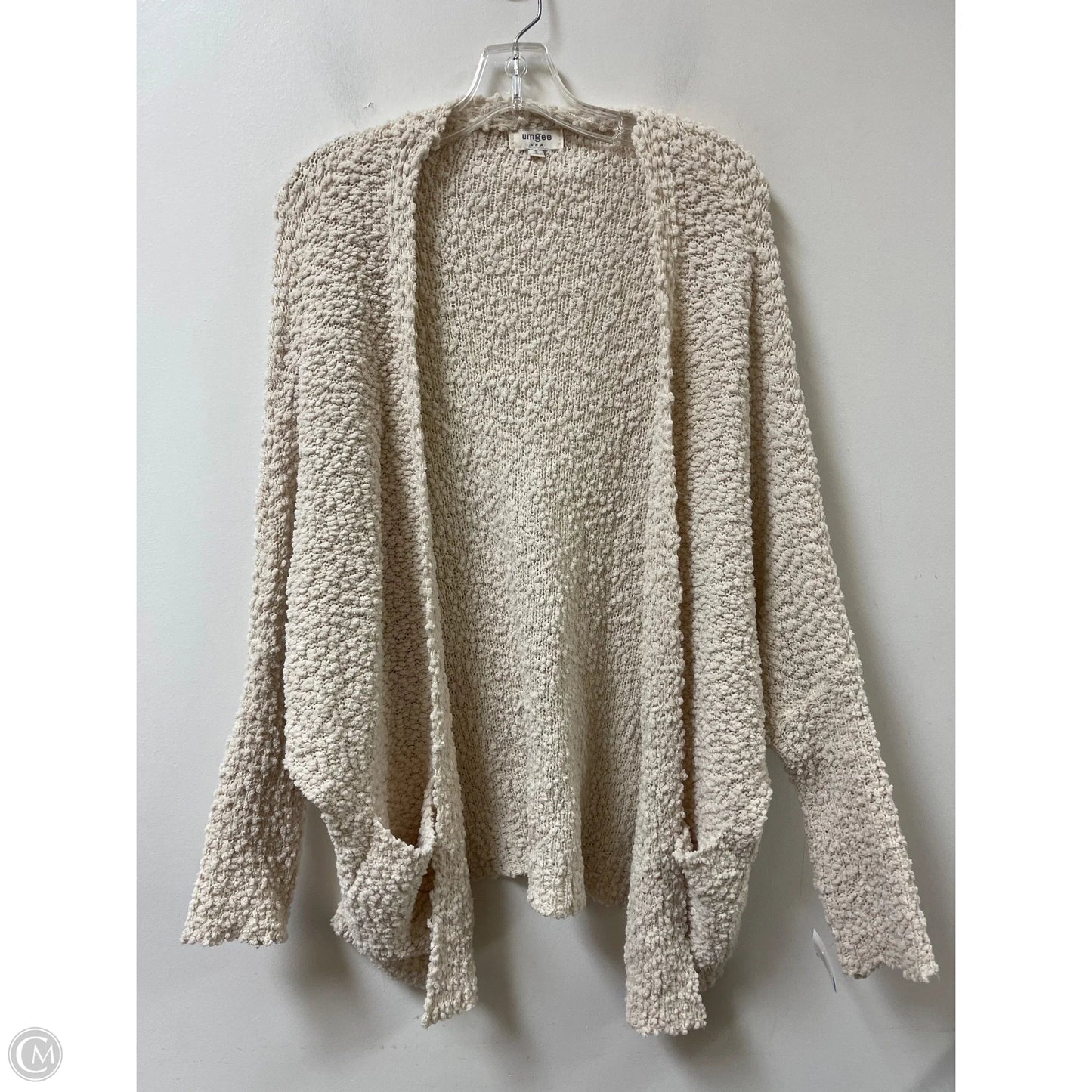 Sweater Cardigan By Umgee In Cream, Size: S