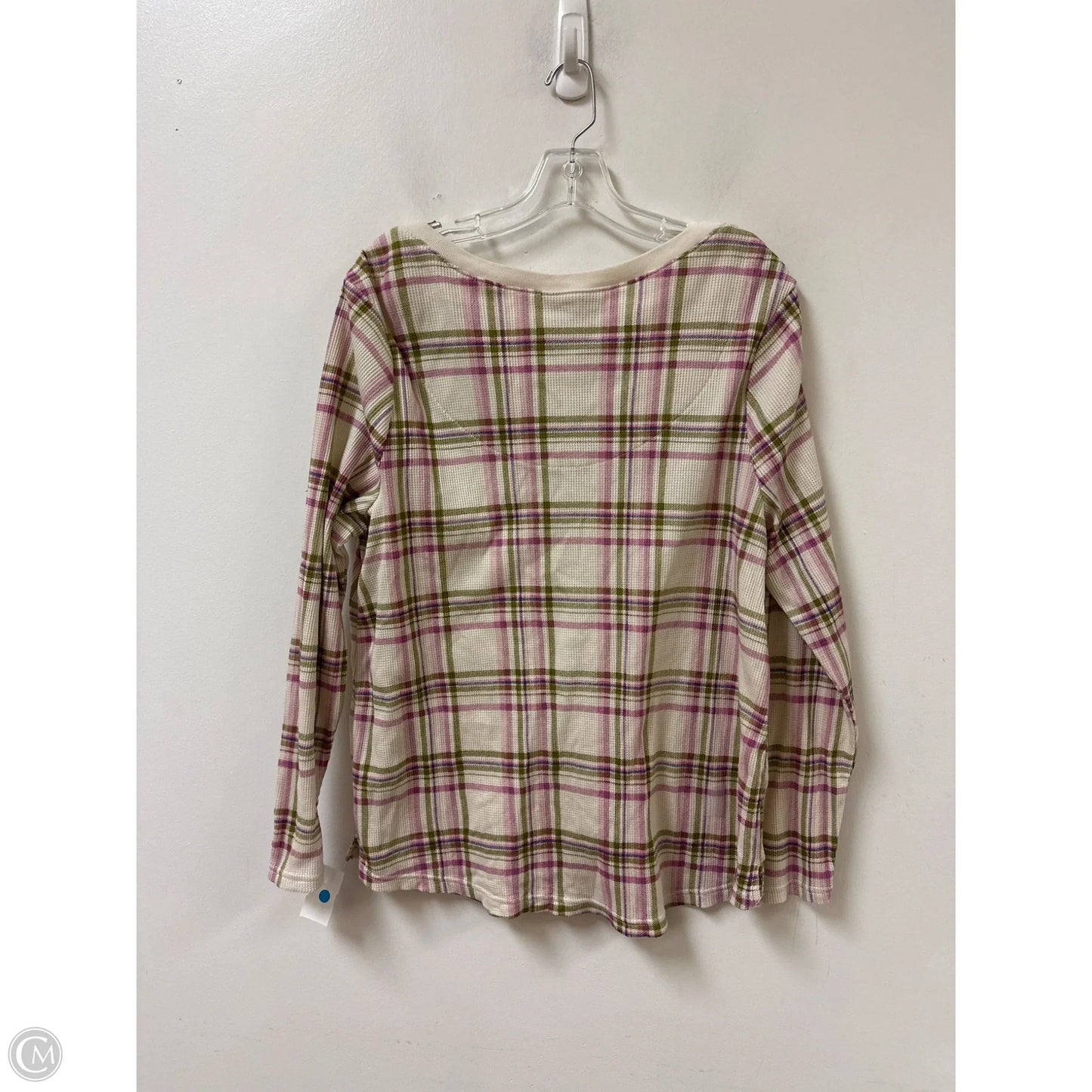 Top Long Sleeve By Terra & Sky In Cream, Size: 1x