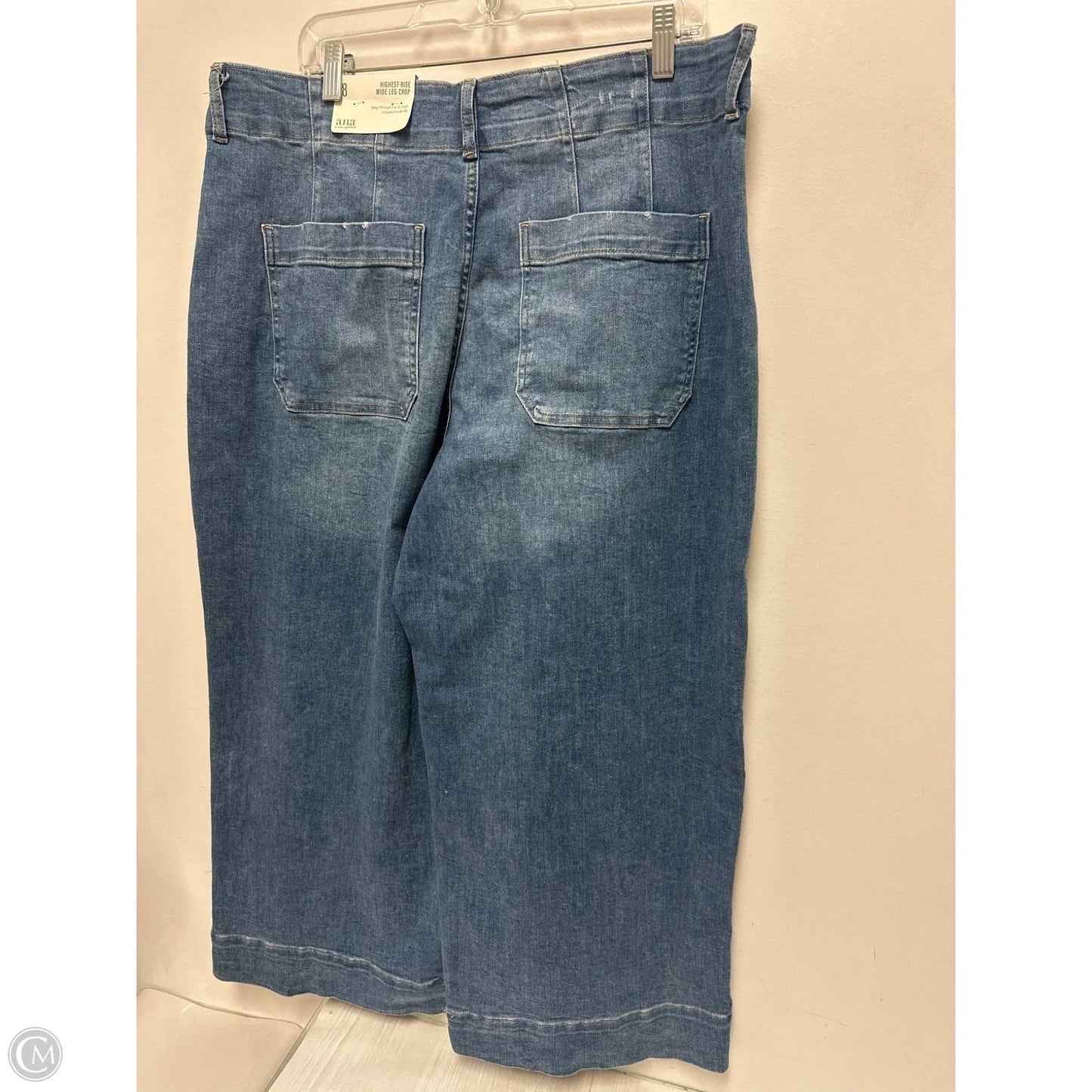 Jeans Wide Leg By Ana In Blue Denim, Size: 18