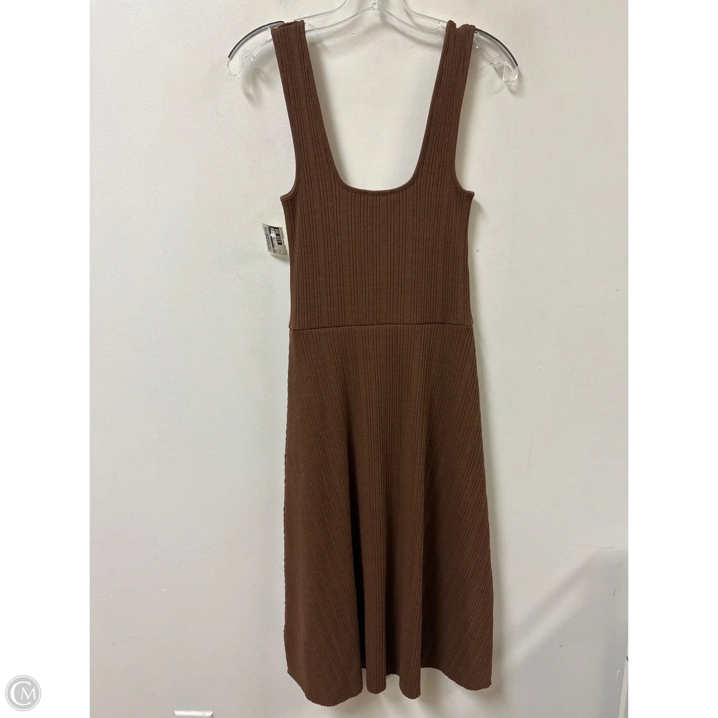 Dress Casual Midi By Vince In Brown, Size: S