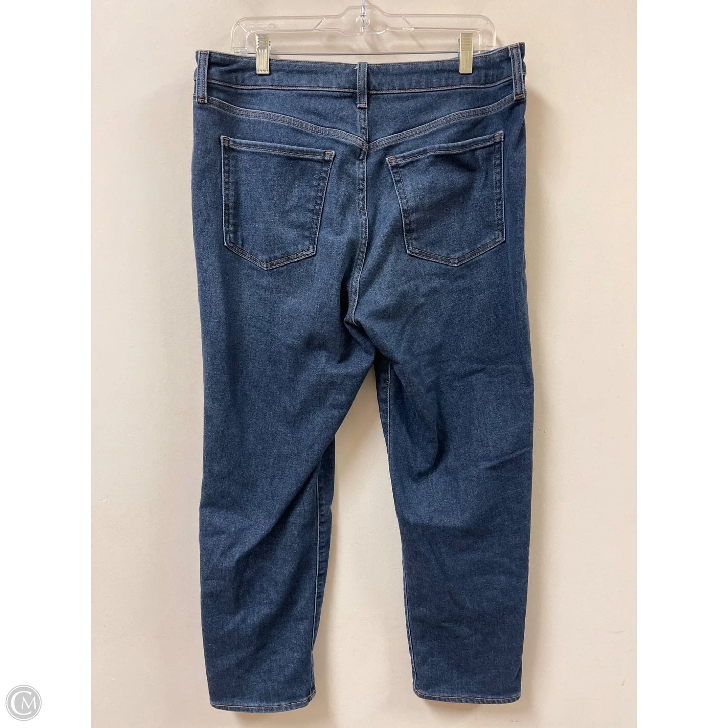 Jeans Straight By Old Navy In Blue Denim, Size: 14