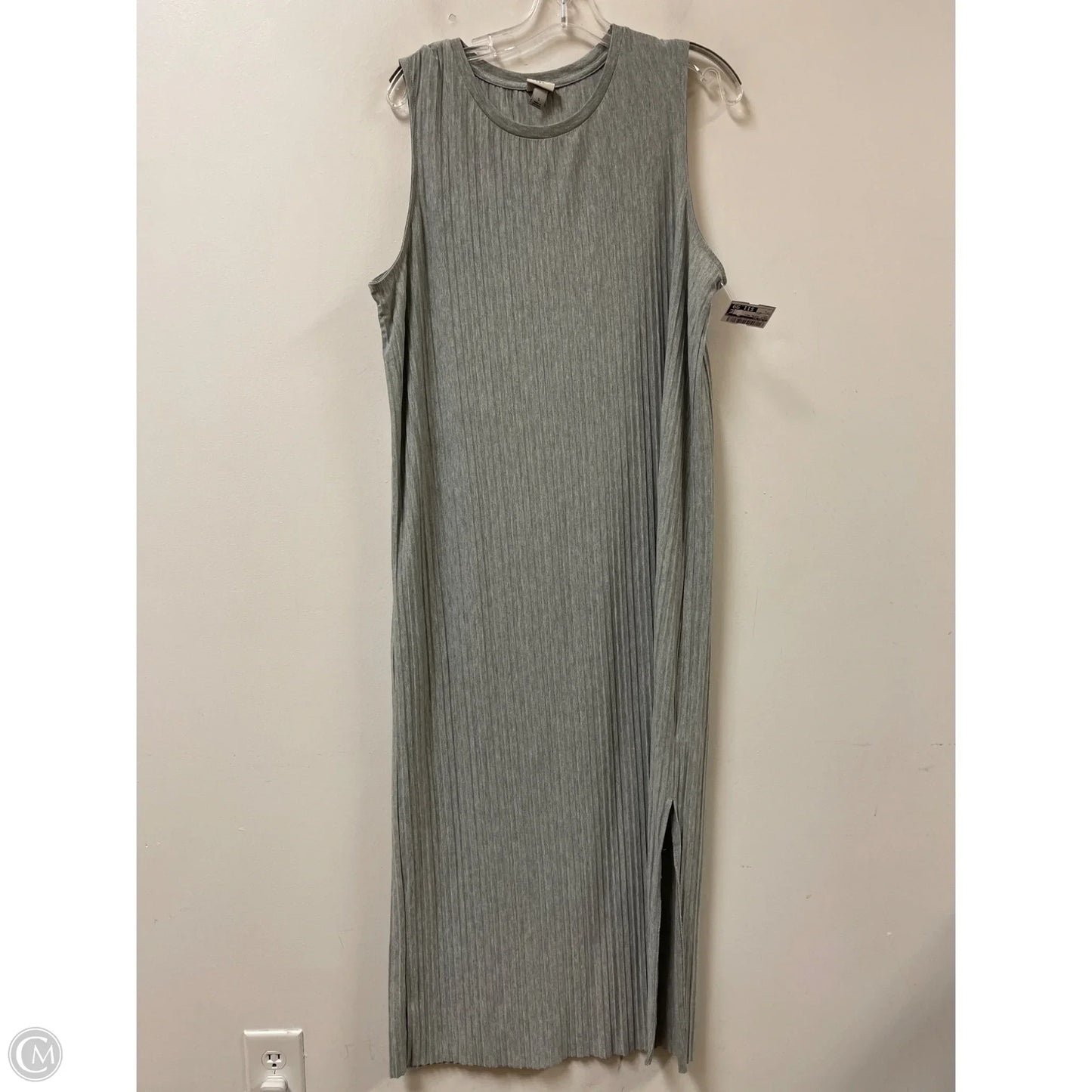 Dress Casual Maxi By A New Day In Grey, Size: L