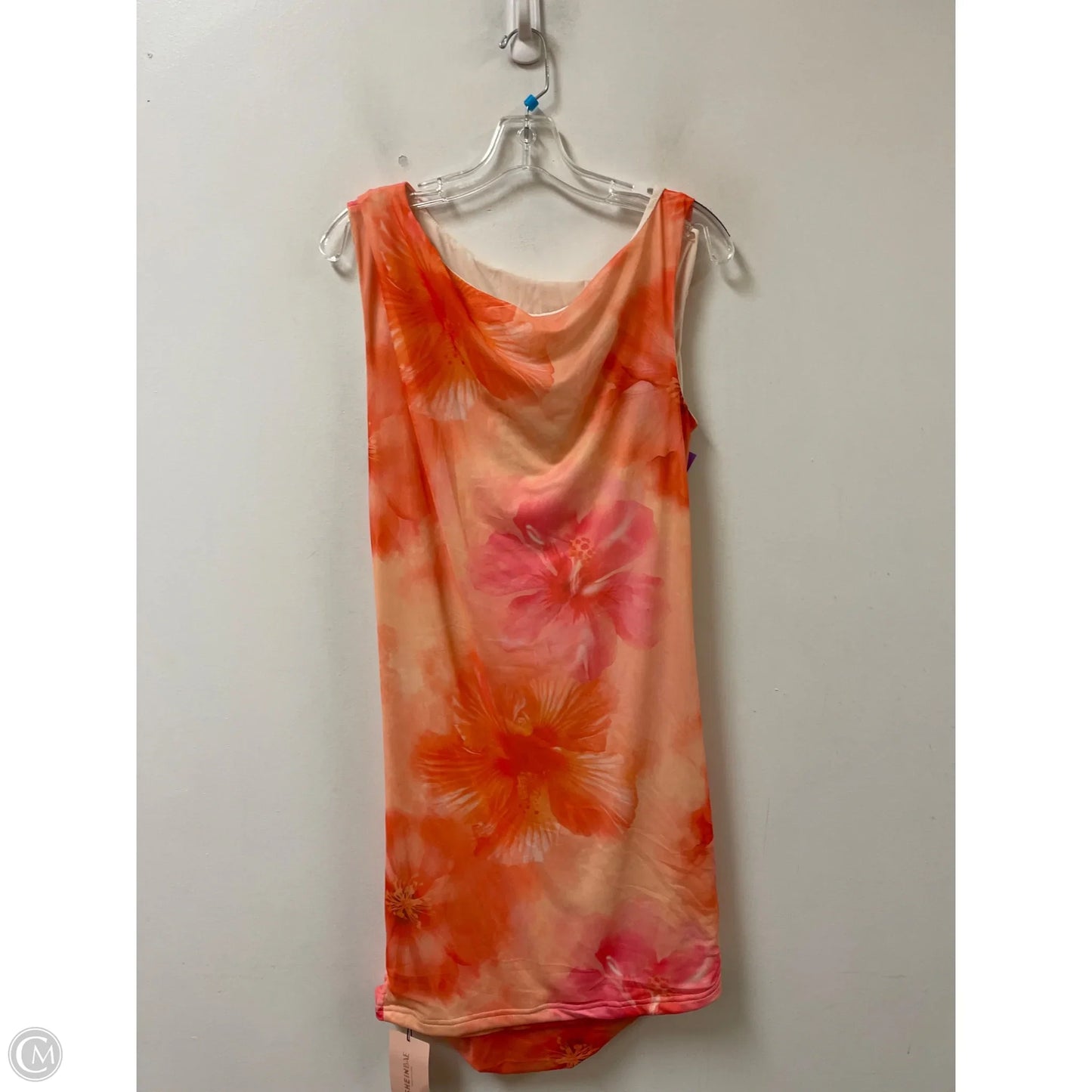 Dress Casual Short By Shein In Orange, Size: 3x