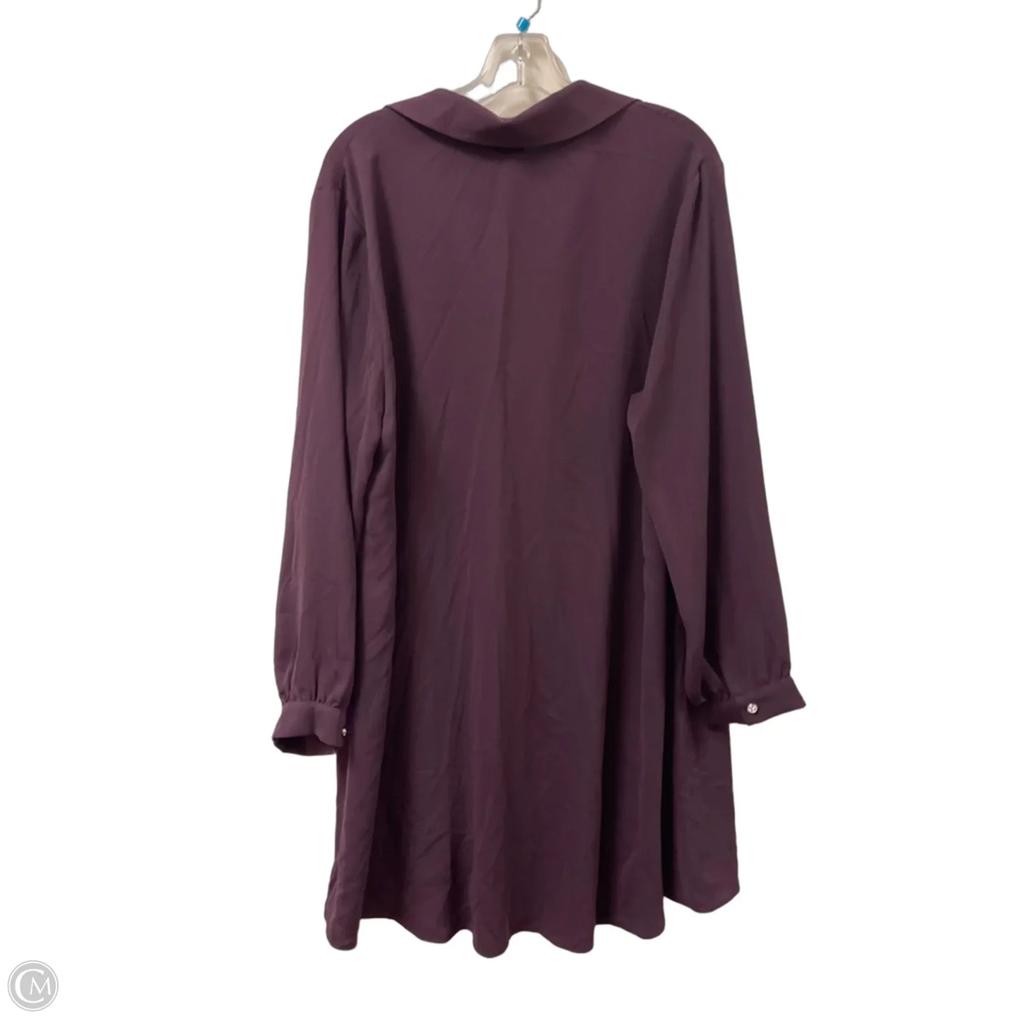 Dress Casual Midi By Clothes Mentor In Purple, Size: 1x