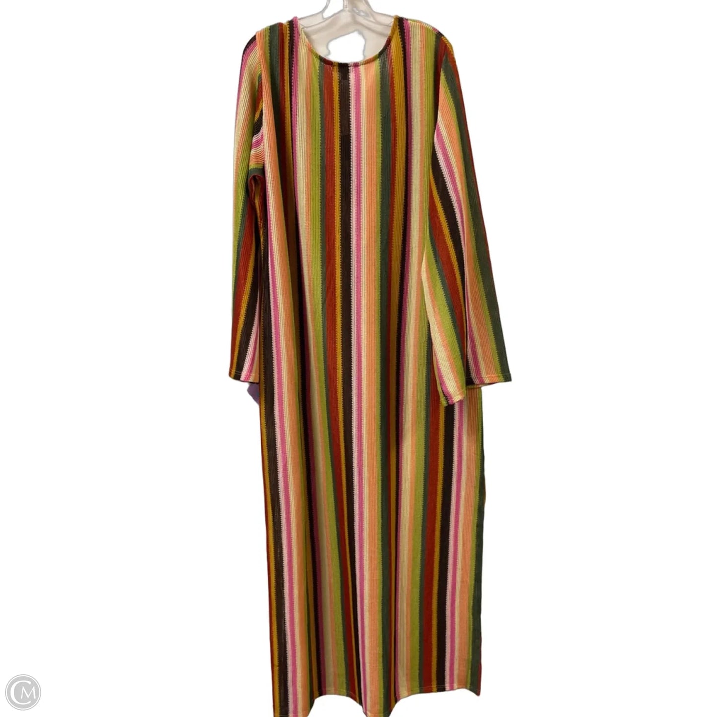 Dress Casual Maxi By Fashion Nova In Ombre Print, Size: 3x