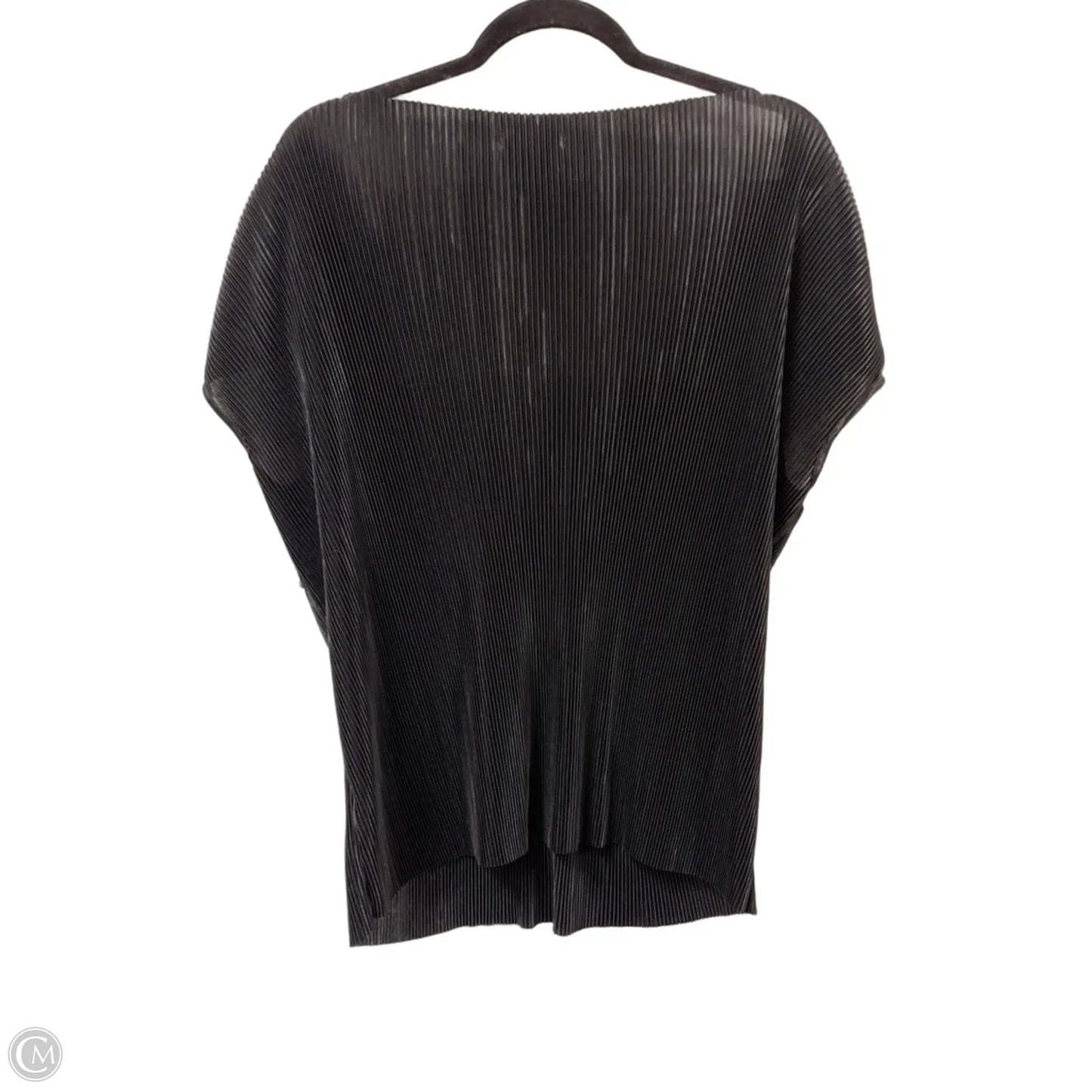 Top Short Sleeve By Ro & De In Black, Size: L