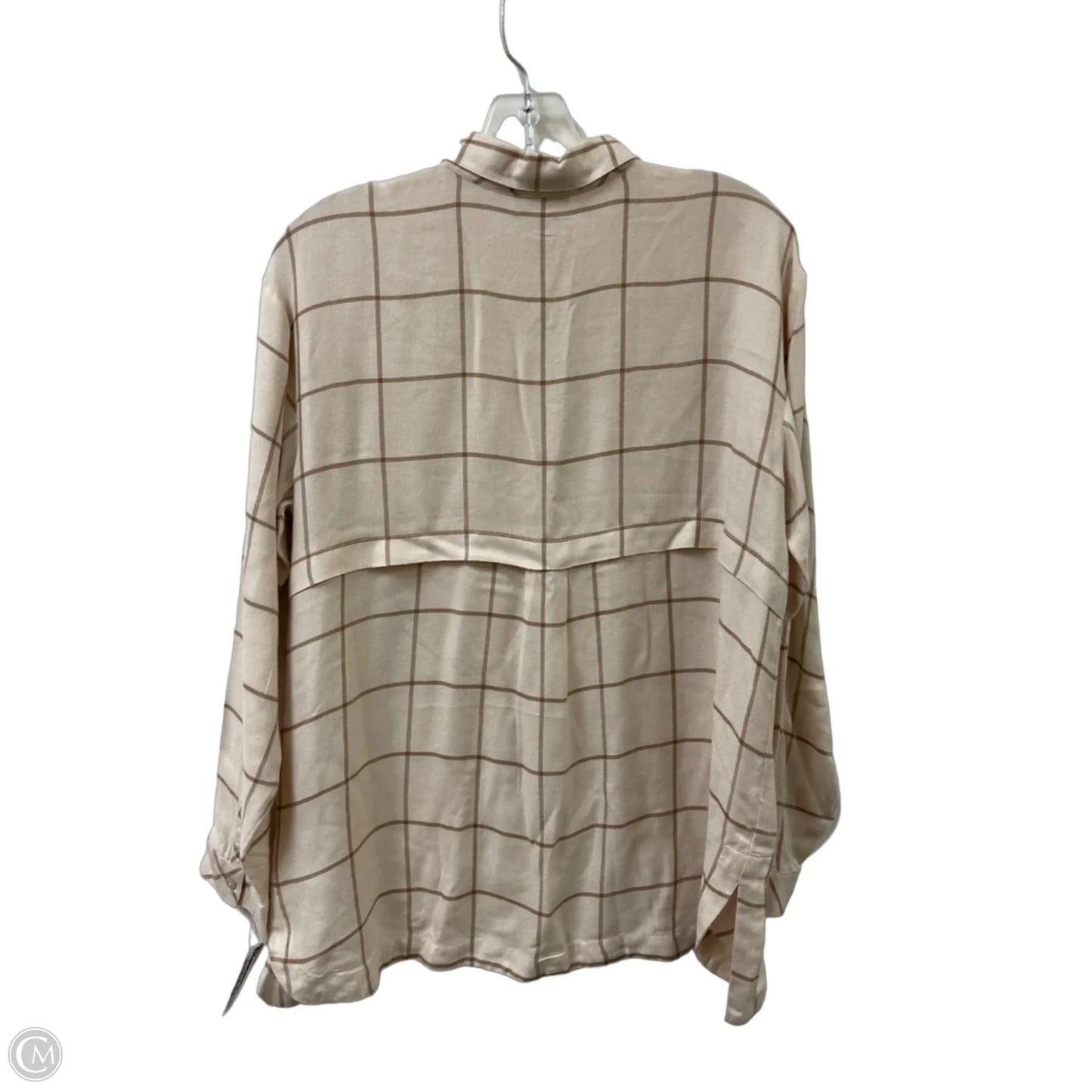 Blouse Long Sleeve By J. Jill In Cream, Size: S