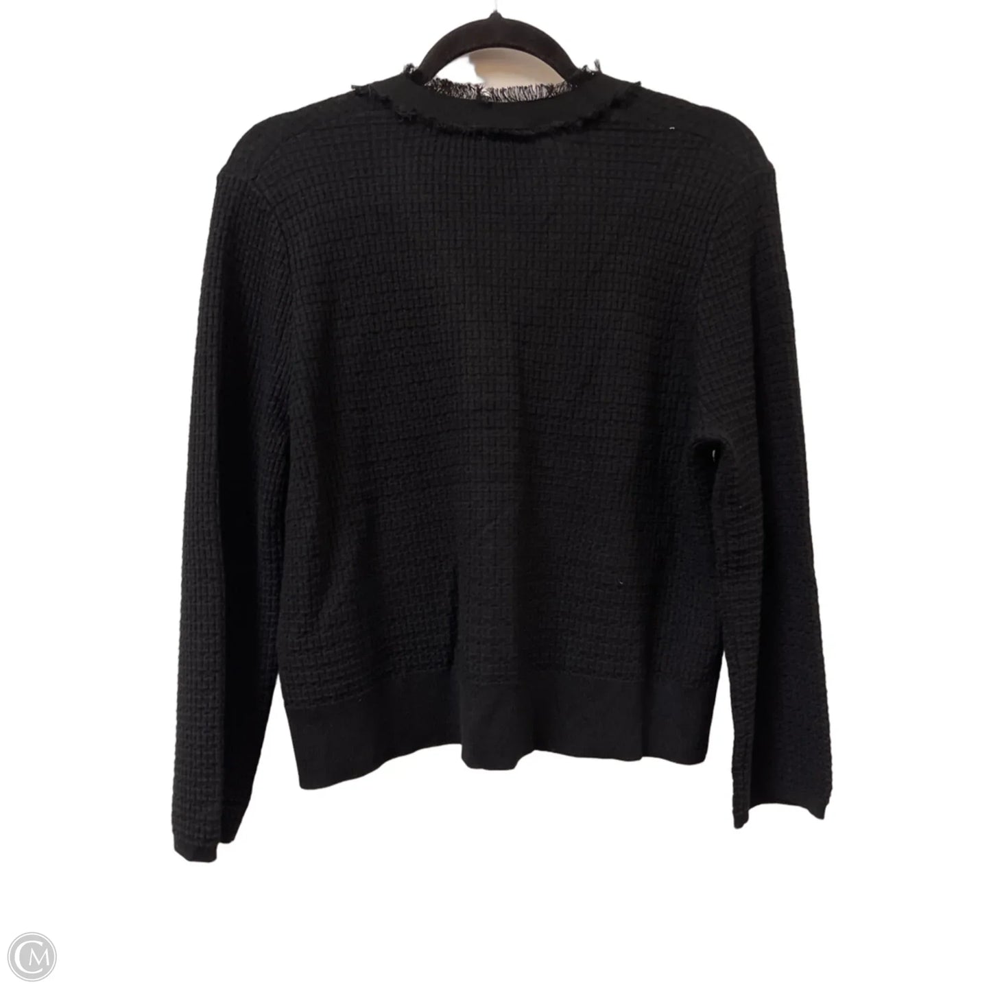 Sweater Cardigan By Adrianna Papell In Black, Size: M