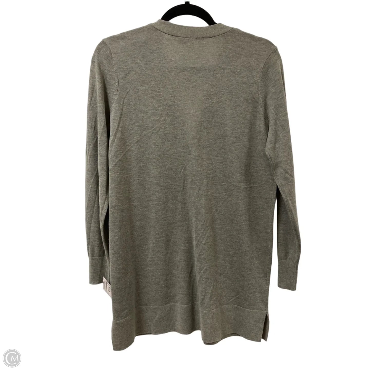 Sweater Cardigan By Loft In Green, Size: Mp