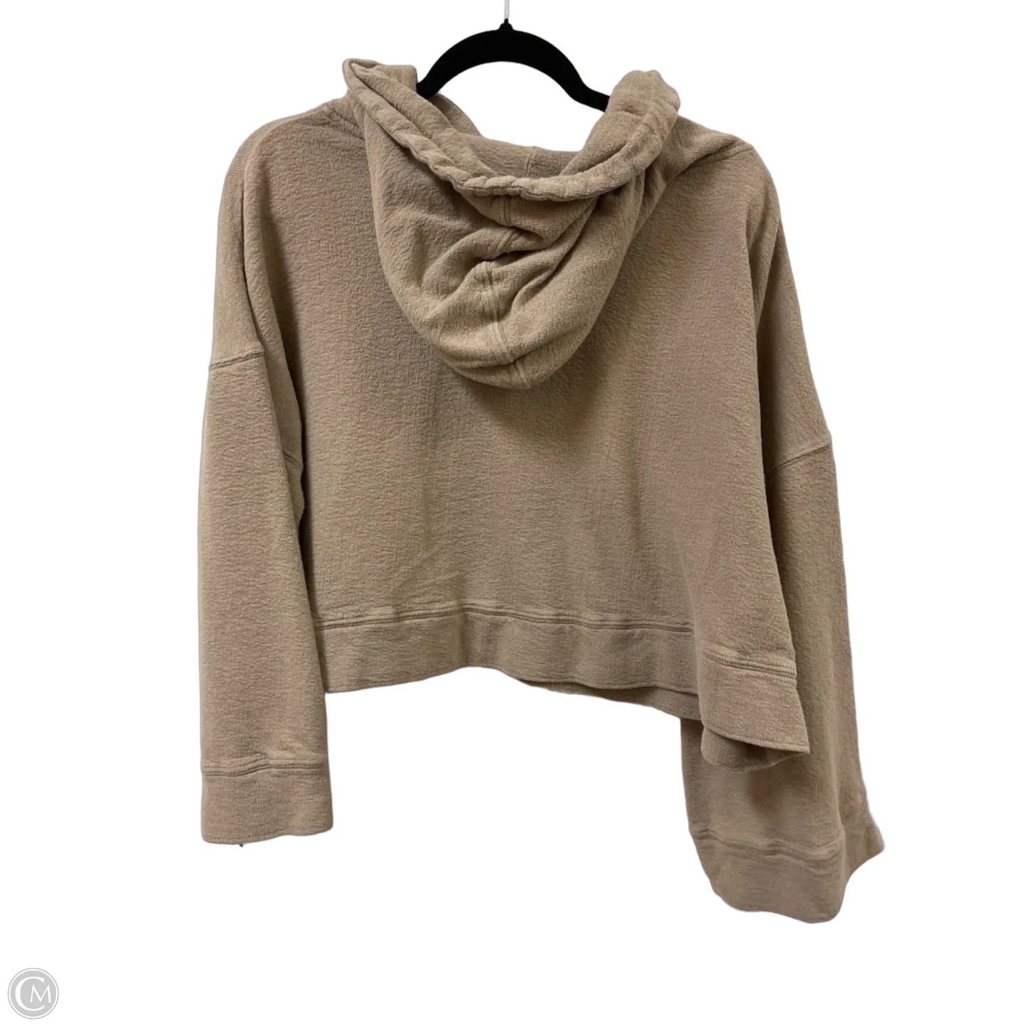 Sweatshirt Hoodie By Grade & Gather In Taupe, Size: M