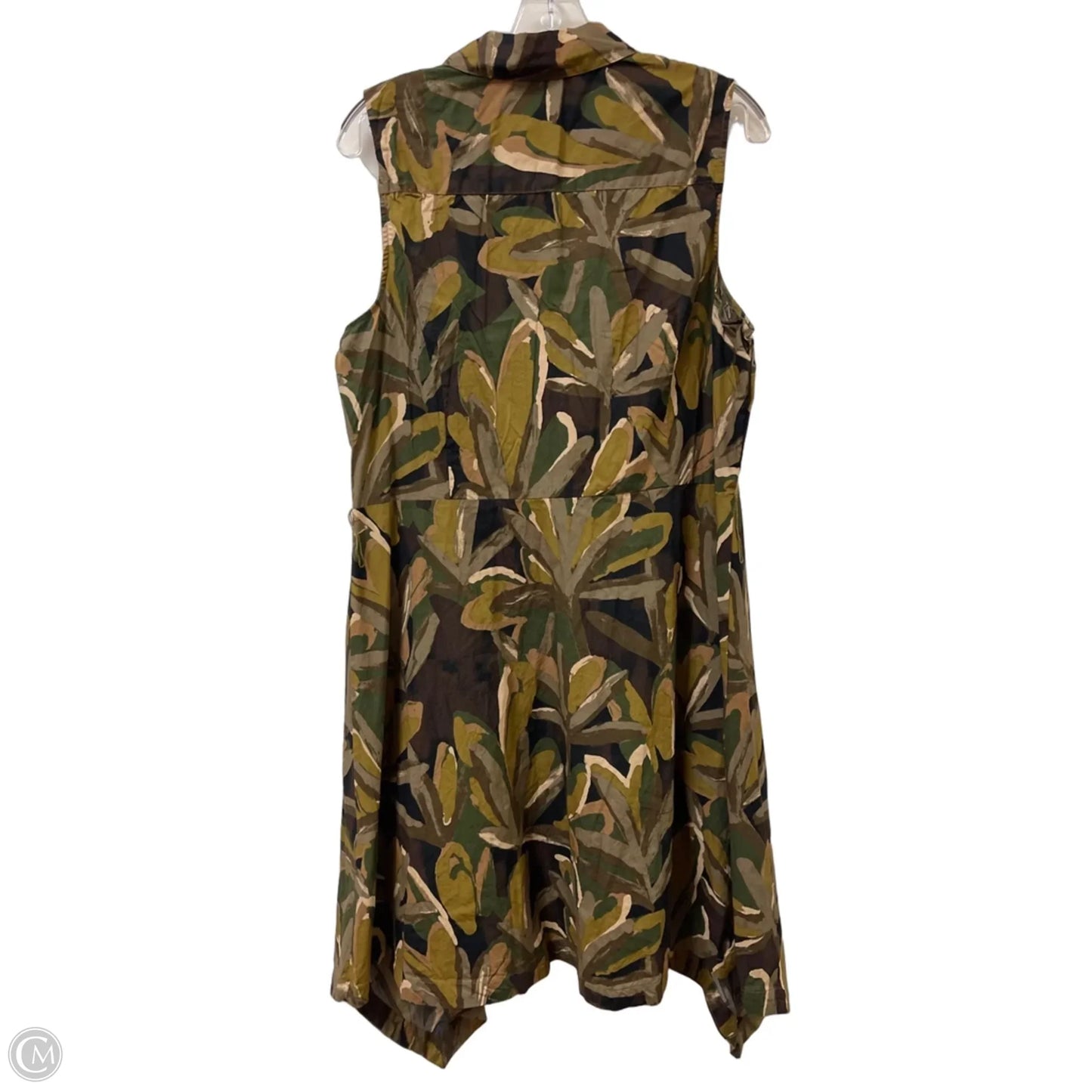 Dress Casual Midi By Who What Wear In Green, Size: 1x