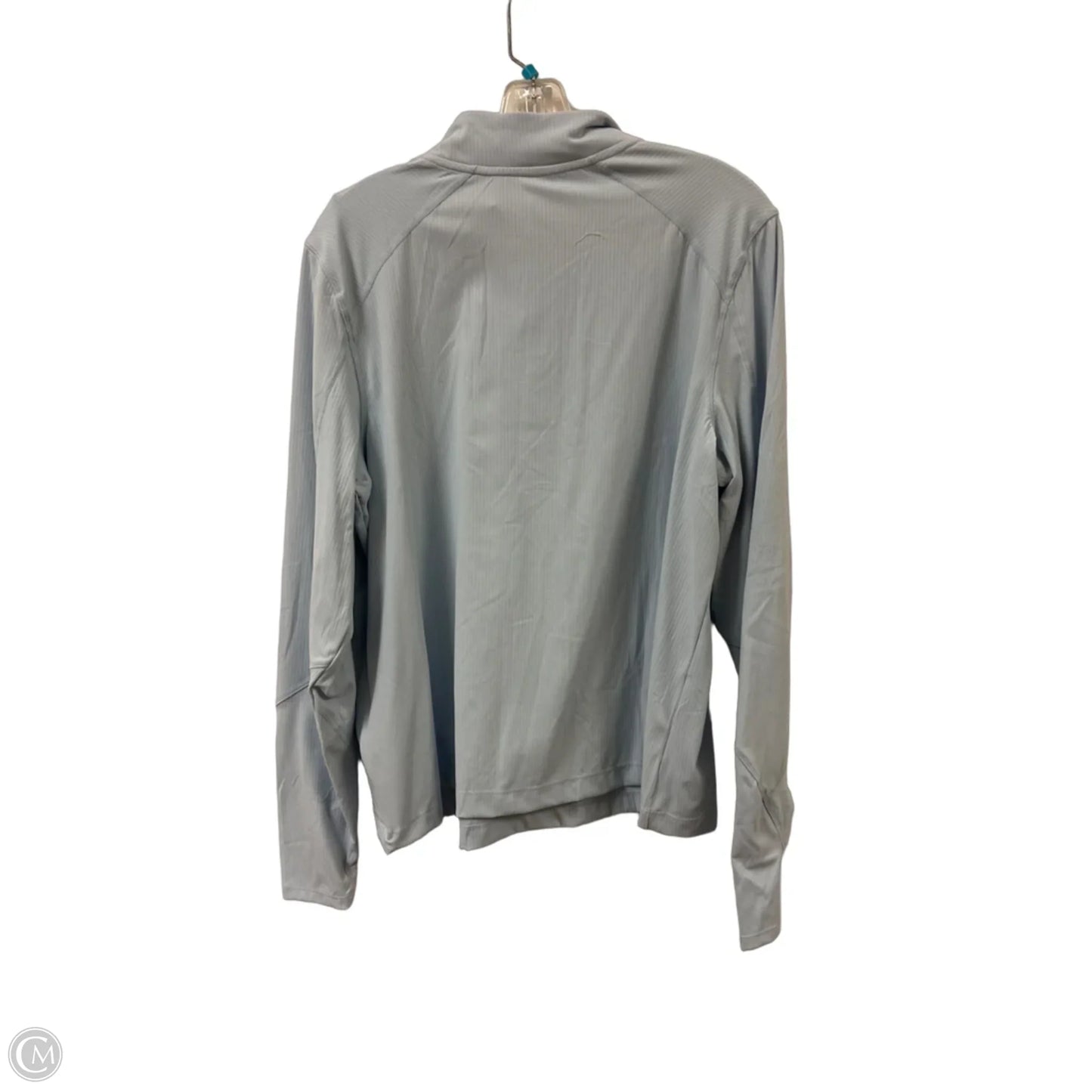 Athletic Sweatshirt Collar By Mondetta In Blue, Size: 1x