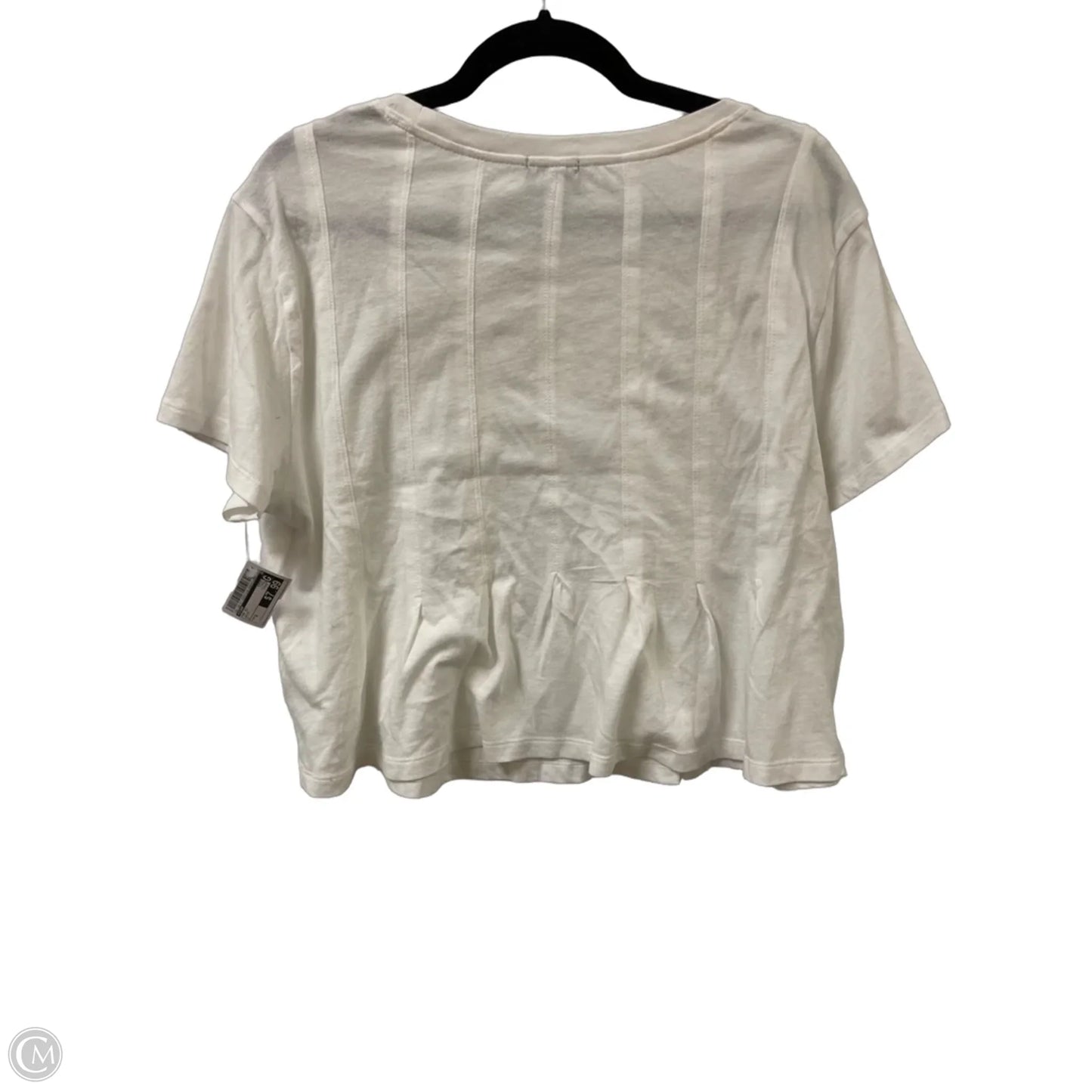 Top Short Sleeve By Scoop In White, Size: S