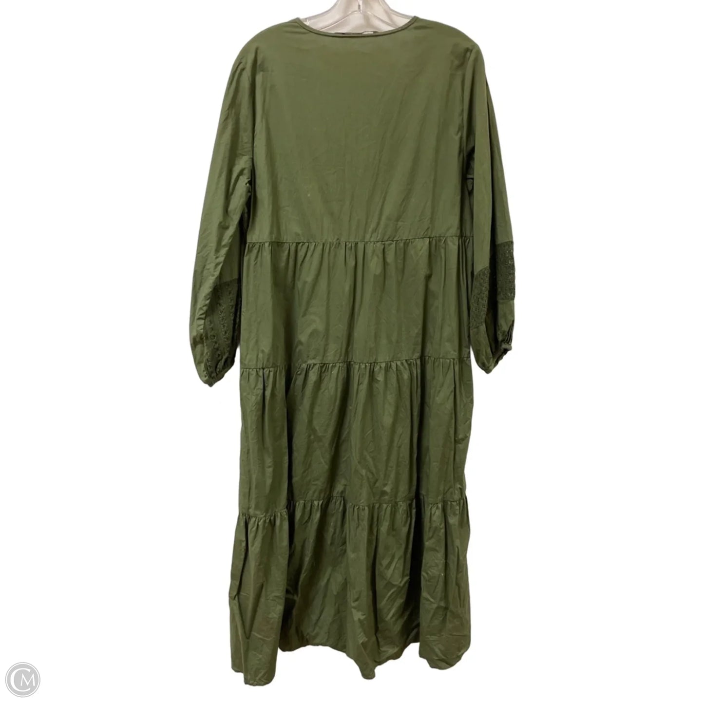 Dress Casual Maxi By Zara In Green, Size: L