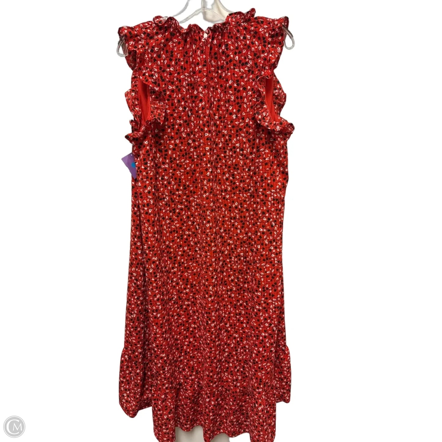 Dress Casual Maxi By Who What Wear In Red, Size: Xl