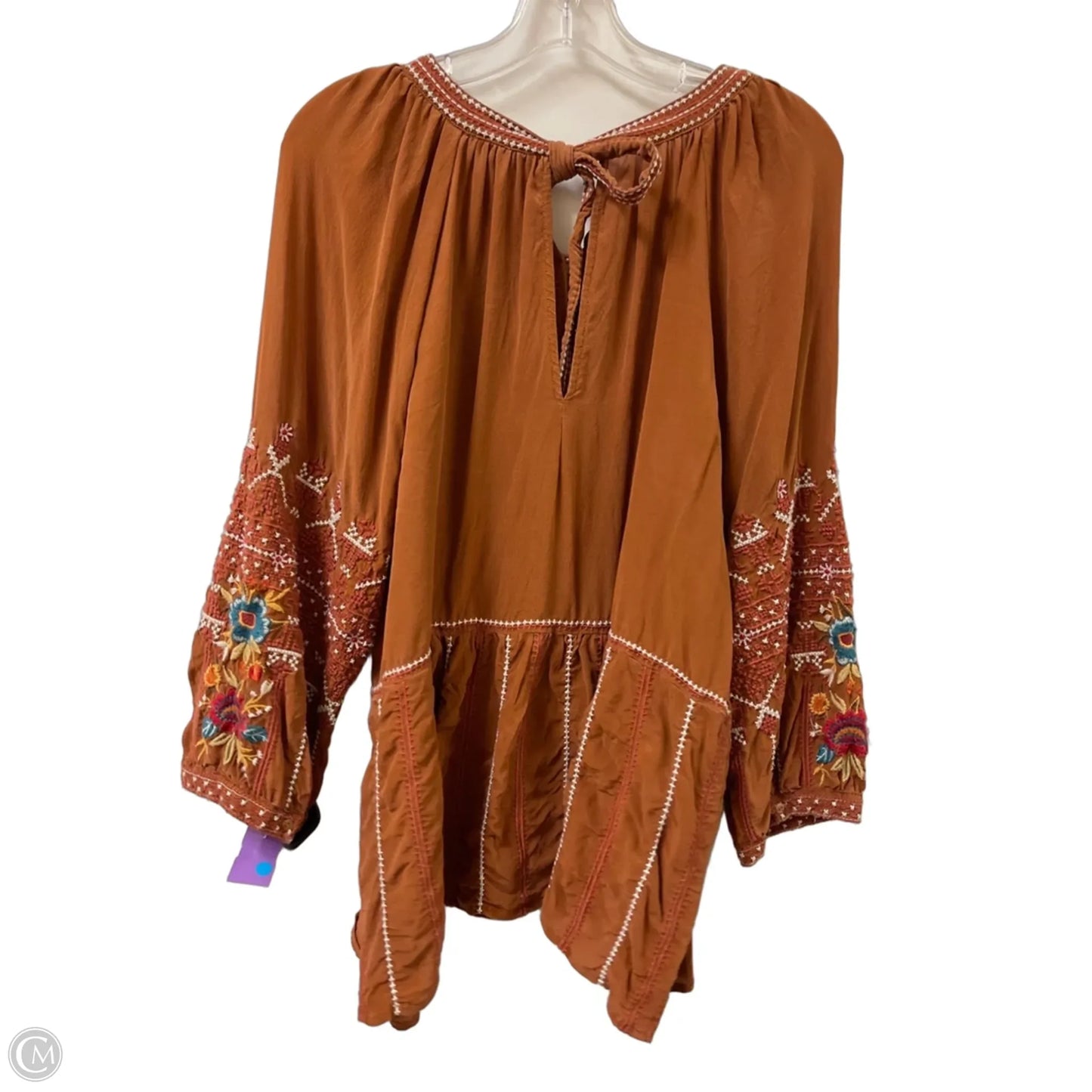 Top Long Sleeve Designer By Johnny Was In Orange, Size: Xl