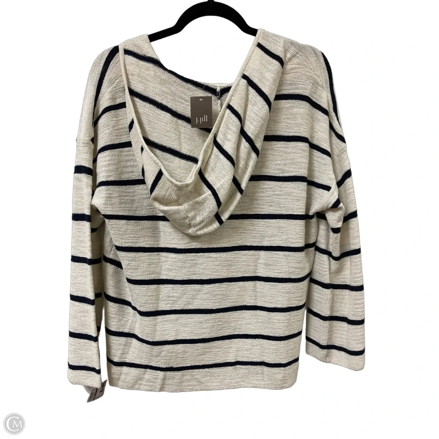Sweatshirt Hoodie By J. Jill In Cream, Size: S