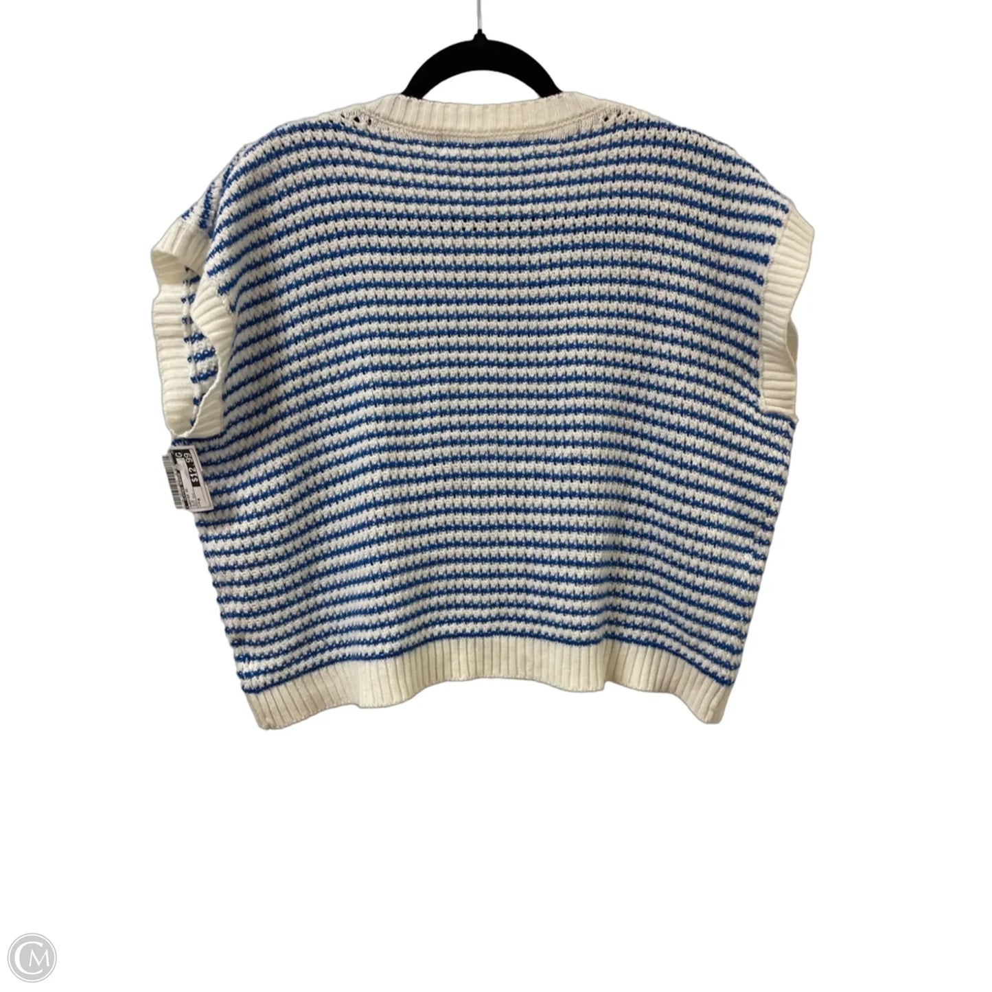Sweater Short Sleeve By Clothes Mentor In Blue, Size: M