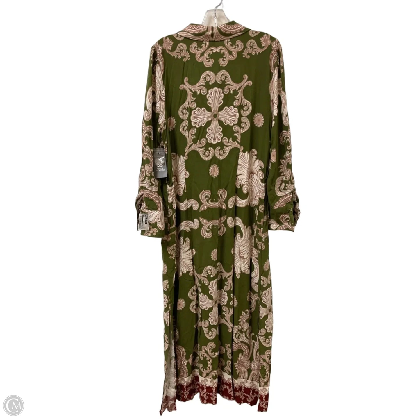 Dress Casual Maxi By Vince Camuto In Green, Size: L