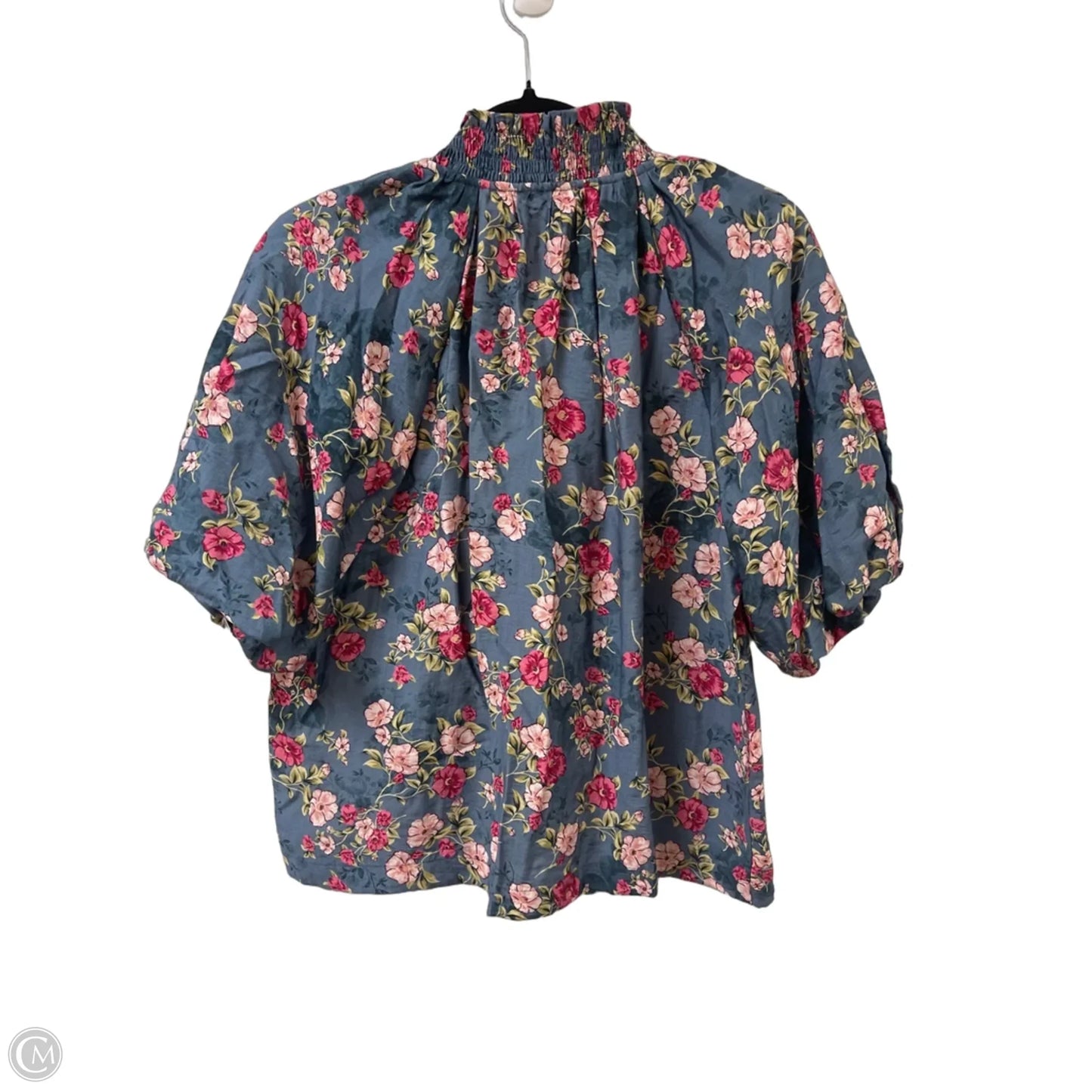 Top Long Sleeve By Thml In Blue, Size: S