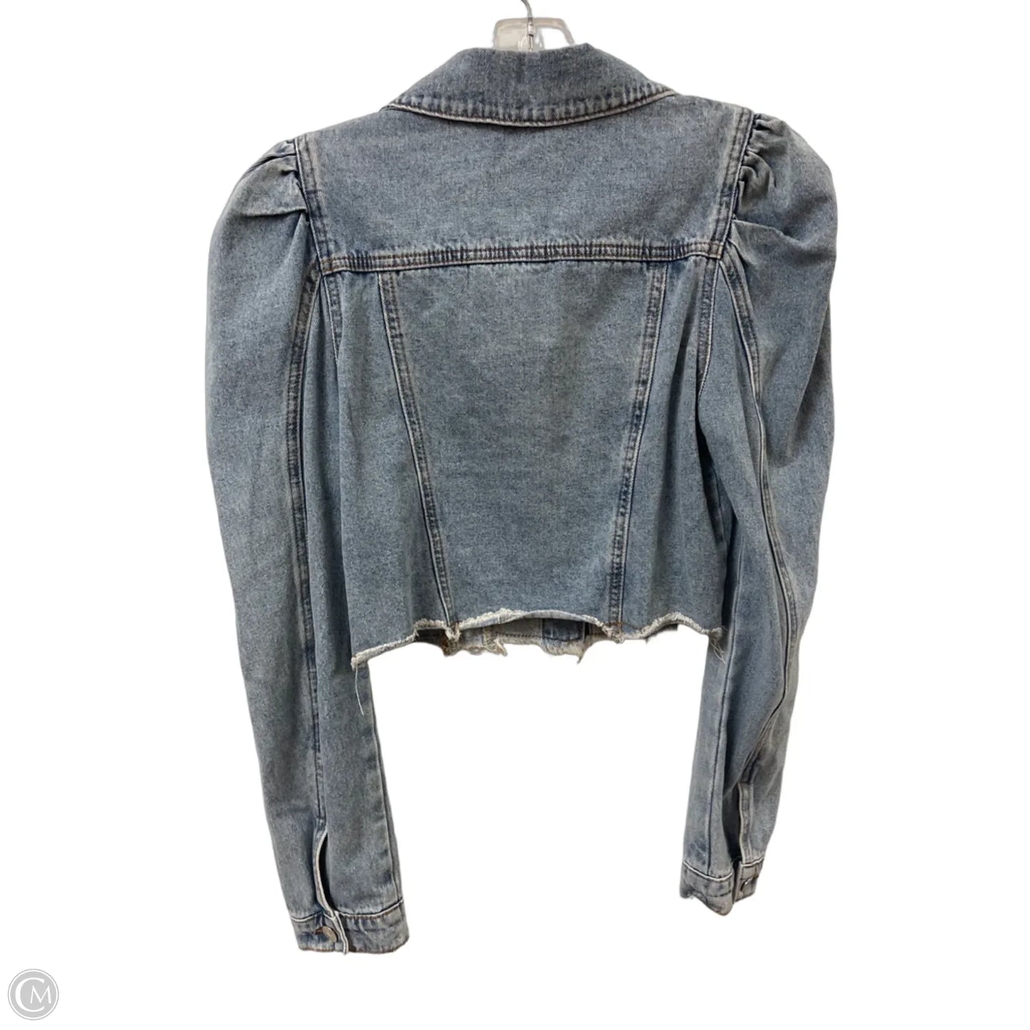 Jacket Denim By Clothes Mentor In Blue Denim, Size: M