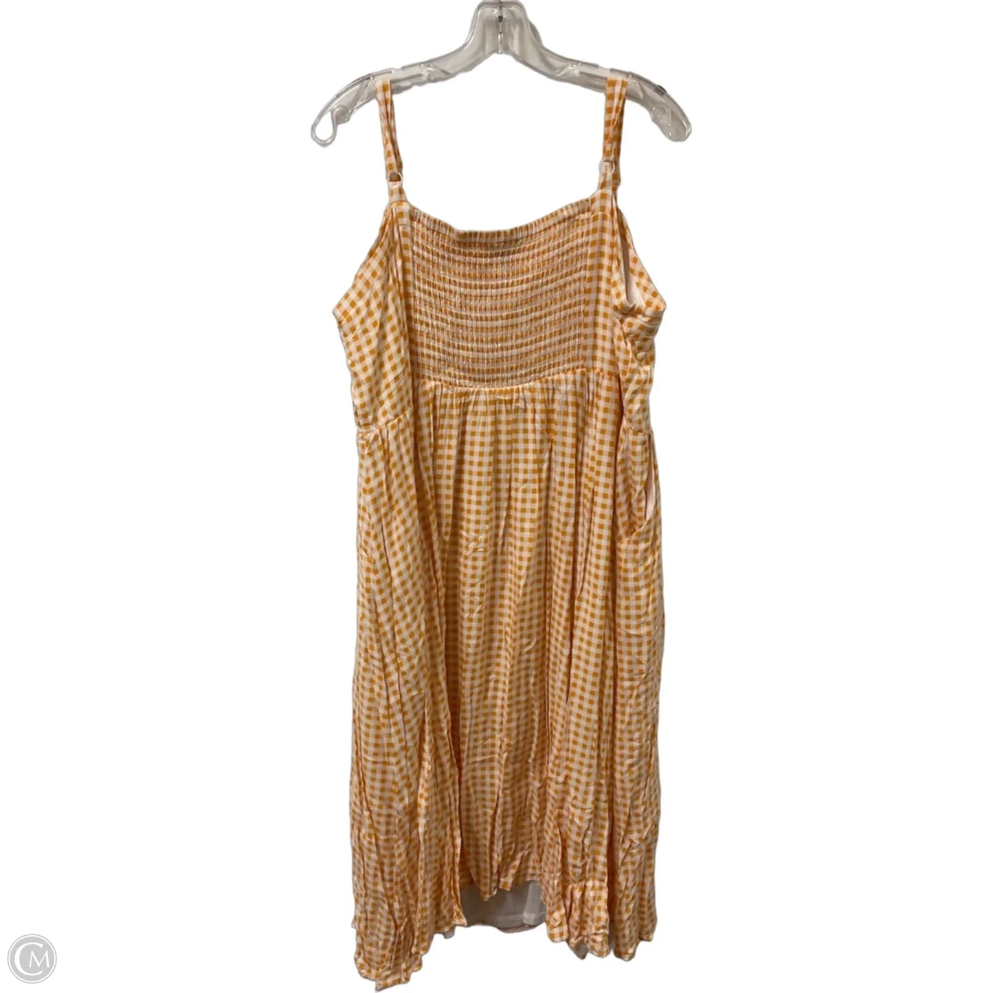 Dress Casual Midi By Torrid In Yellow, Size: 3x
