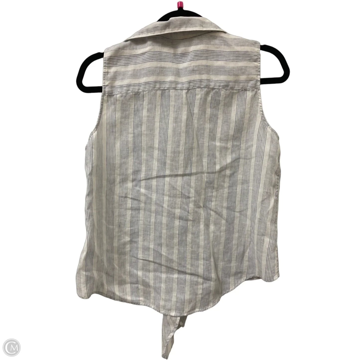 Top Sleeveless By Chicos In Blue, Size: M
