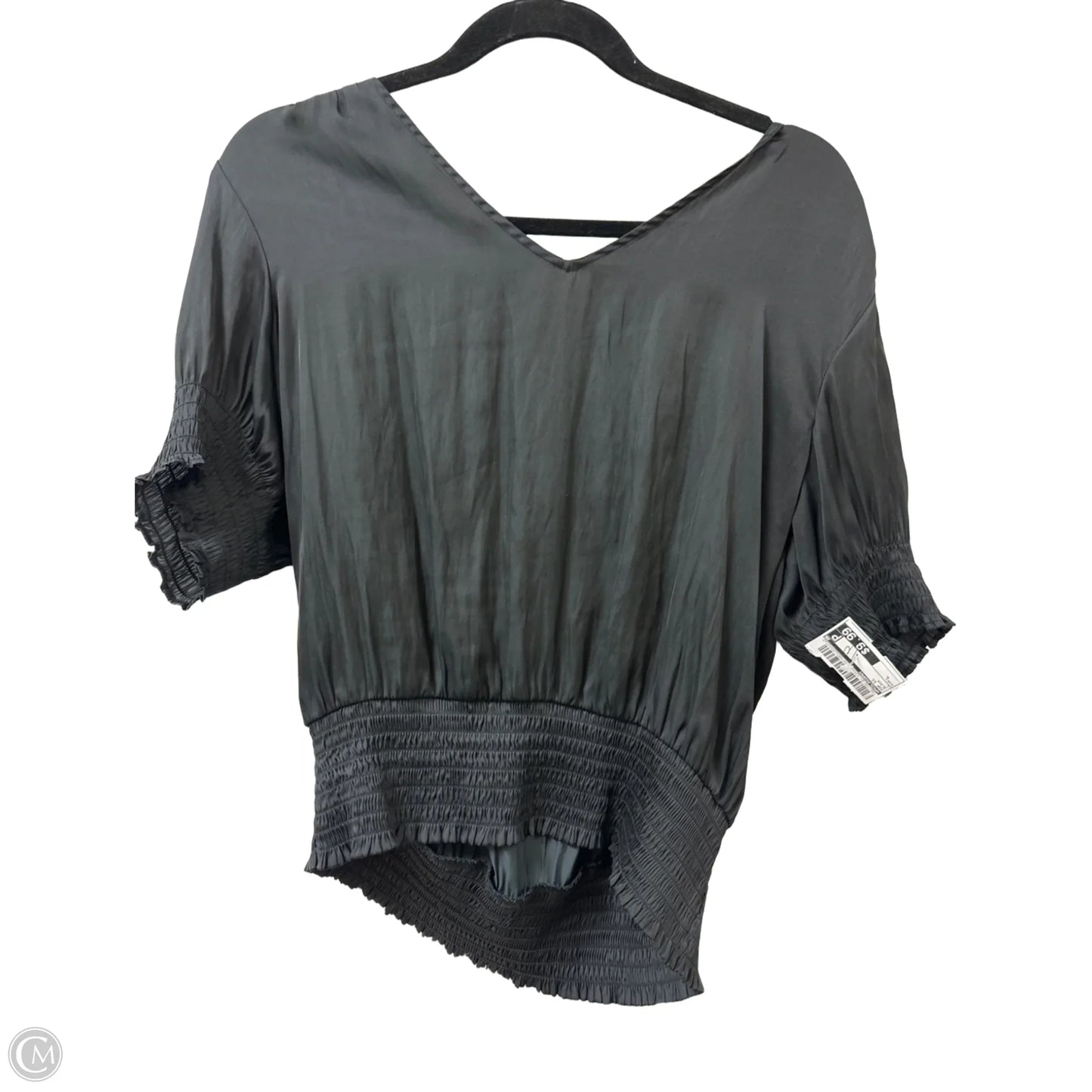 Top Short Sleeve By Philosophy In Black, Size: L