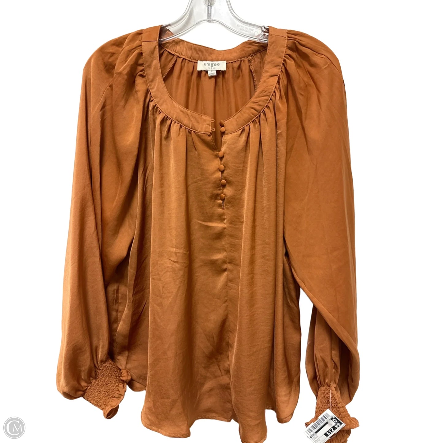 Top Long Sleeve By Umgee In Orange, Size: S