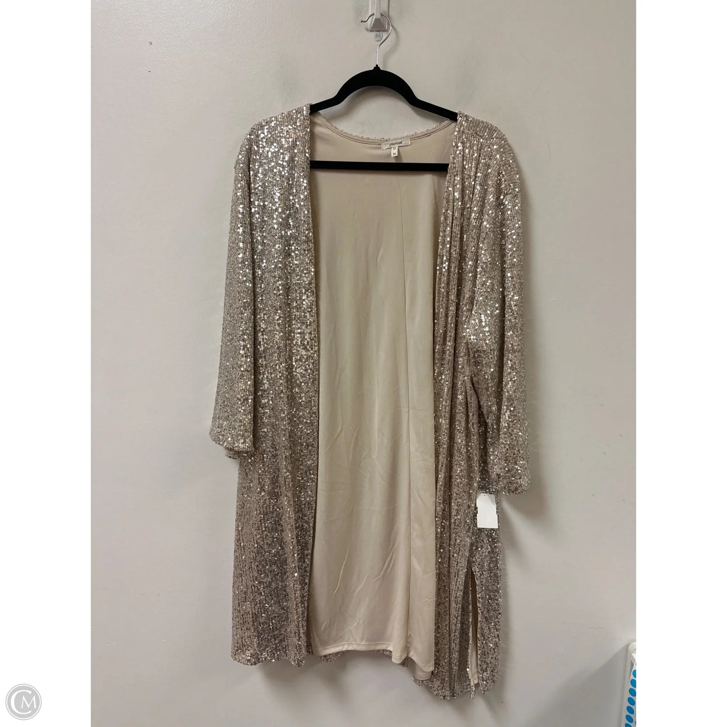 Cardigan By Maurices In Gold, Size: 3x