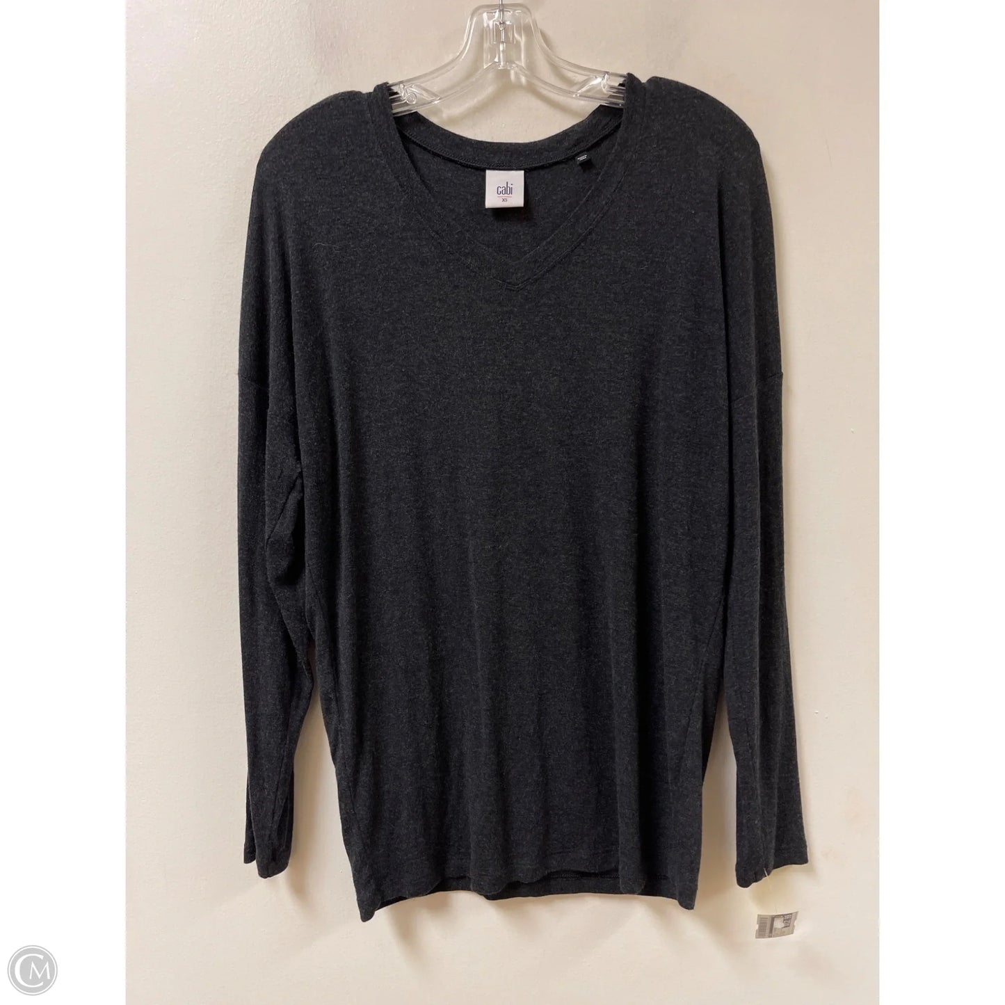 Top Long Sleeve Basic By Cabi In Black, Size: Xs